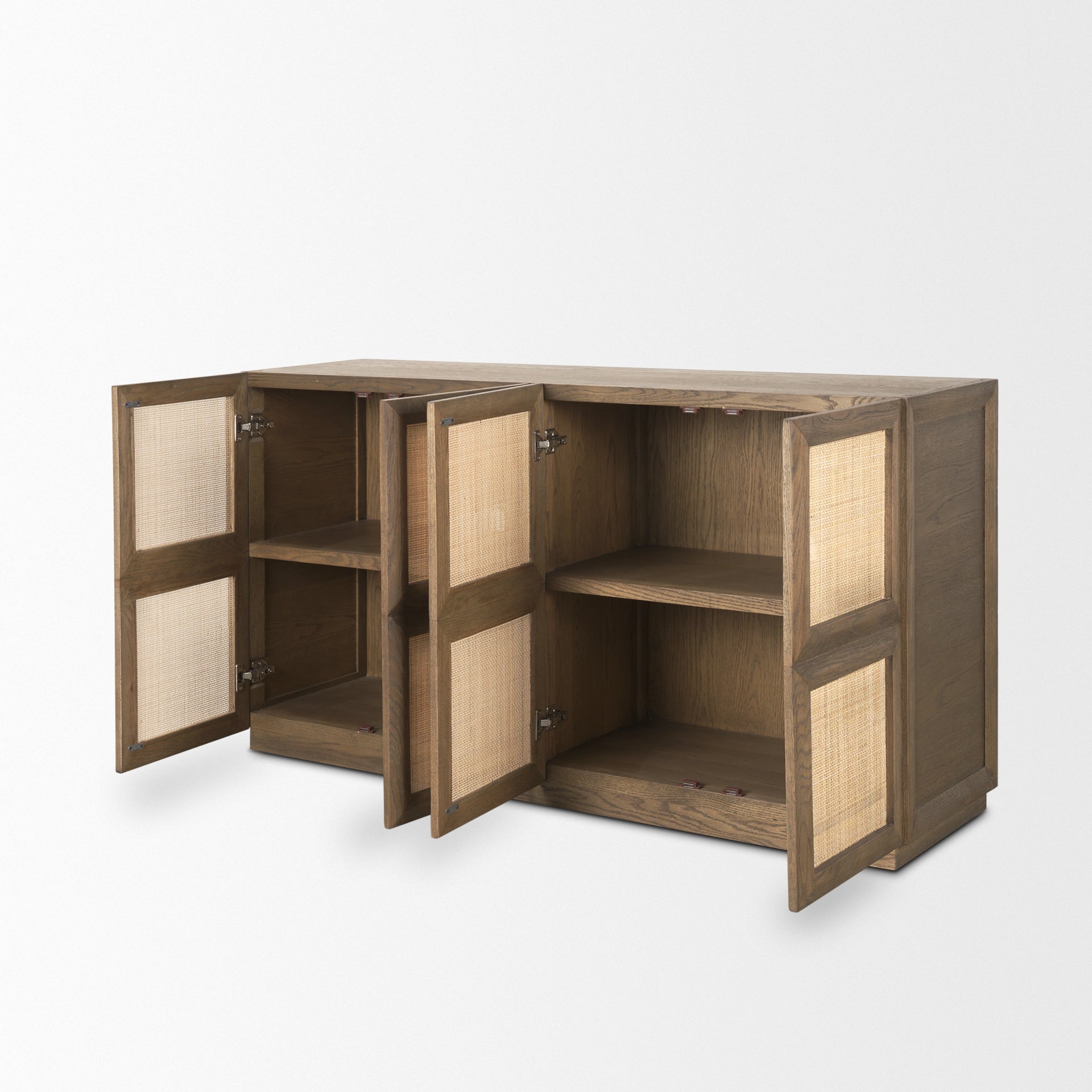 Sina Brown Oak Wood with Natural Rattan 4-Door Sideboard Credenzas & Sideboards Mercana , Black Friday Sale Mercana Furniture Sale, Old Bones Co, Mid Century Furniture Sale, Four Hands Furniture, Black Friday Sale Sina Brown Oak Wood with Natural Rattan 4-Door Sideboard,Gus Sale, Perigold Sina Brown Oak Wood with Natural Rattan 4-Door Sideboard Credenzas & Sideboards Black Friday Sale , Perigold Sale Sina Brown Oak Wood with Natural Rattan 4-Door Sideboard,Sina Brown Oak Wood with Natural Rattan 4-Door Side