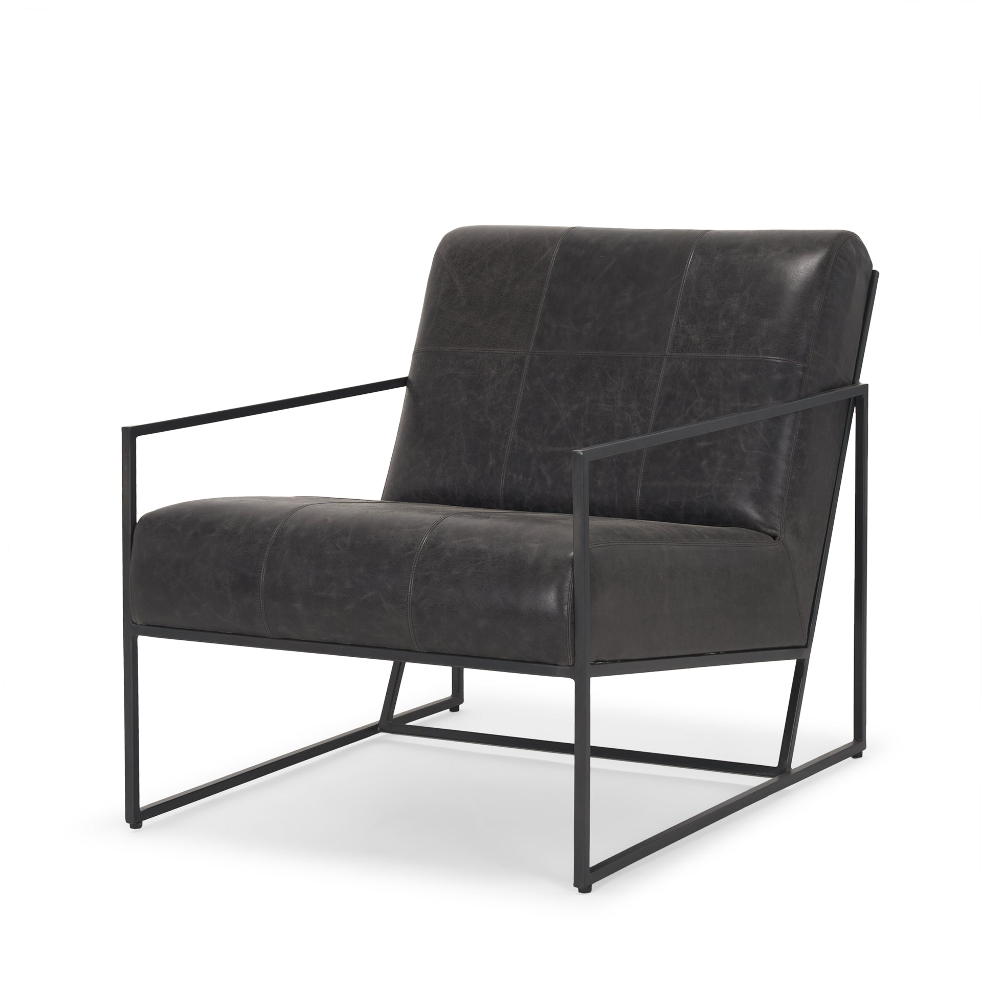 Stratton Gunmetal with Genuine Leather Upholstered Accent Chair Accent Chairs Mercana Aged Black , Black Friday Sale Mercana Furniture Sale, Old Bones Co, Mid Century Furniture Sale, Four Hands Furniture, Black Friday Sale Stratton Gunmetal with Genuine Leather Upholstered Accent Chair,Gus Sale, Perigold Stratton Gunmetal with Genuine Leather Upholstered Accent Chair Accent Chairs Black Friday Sale , Perigold Sale Stratton Gunmetal with Genuine Leather Upholstered Accent Chair,Stratton Gunmetal with Genuine
