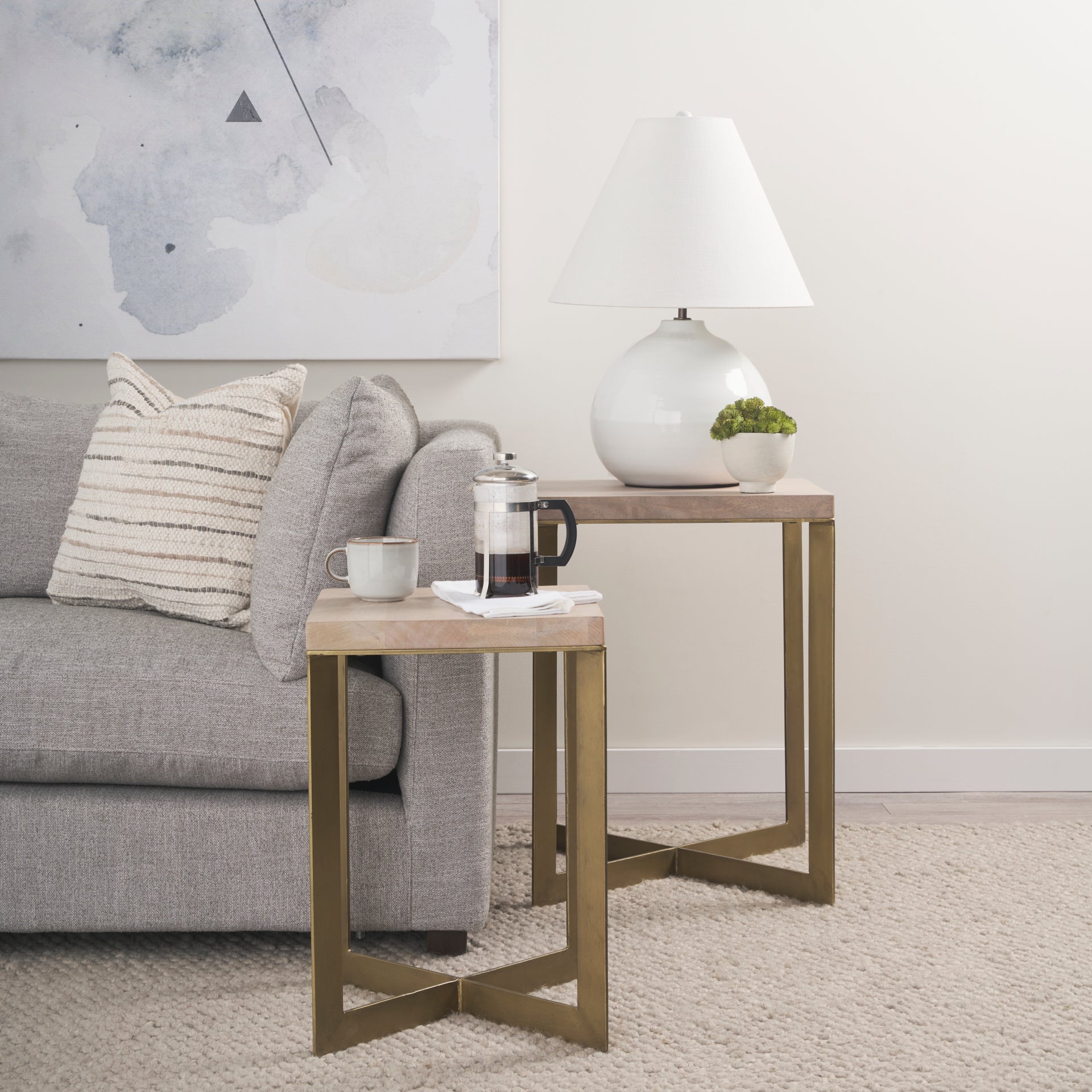 Faye Wood with Metal Base Accent Tables - Set of 2 Side & End Tables Mercana , Black Friday Sale Mercana Furniture Sale, Old Bones Co, Mid Century Furniture Sale, Four Hands Furniture, Black Friday Sale Faye Wood with Metal Base Accent Tables - Set of 2,Gus Sale, Perigold Faye Wood with Metal Base Accent Tables - Set of 2 Side & End Tables Black Friday Sale , Perigold Sale Faye Wood with Metal Base Accent Tables - Set of 2,Faye Wood with Metal Base Accent Tables - Set of 2 Lulu and Georgia, Burke Decor Sale