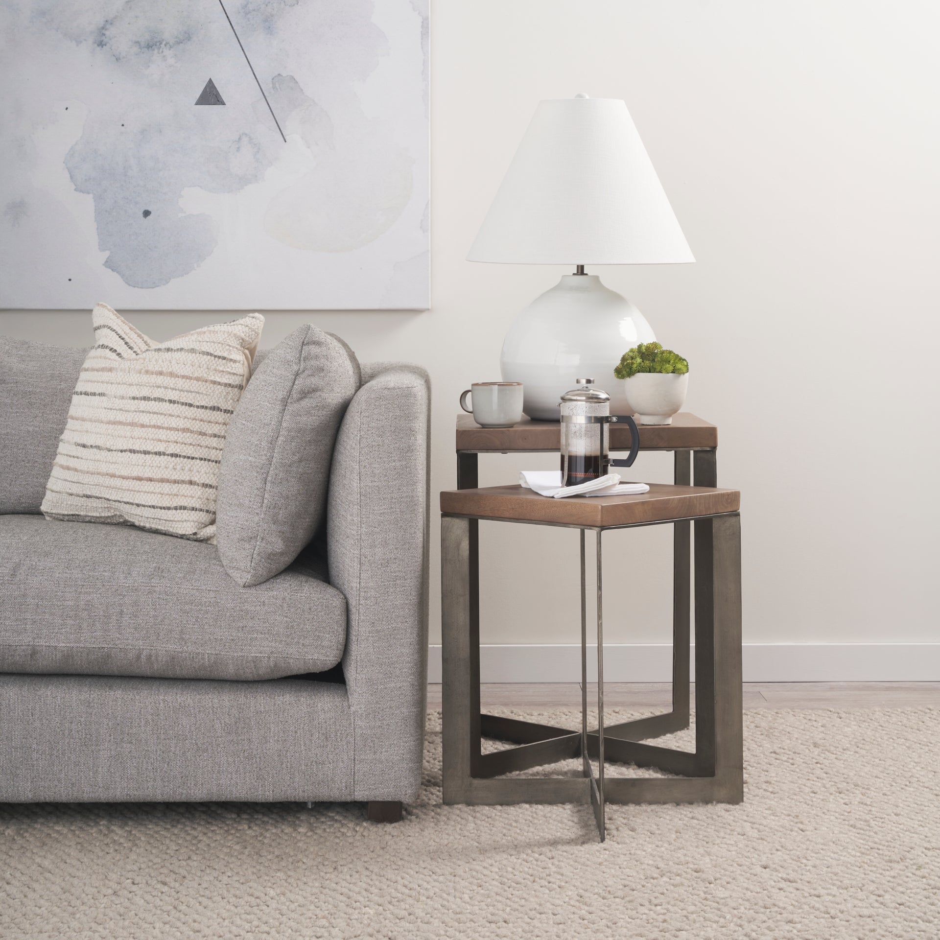 Faye Wood with Metal Base Accent Tables - Set of 2 Side & End Tables Mercana , Black Friday Sale Mercana Furniture Sale, Old Bones Co, Mid Century Furniture Sale, Four Hands Furniture, Black Friday Sale Faye Wood with Metal Base Accent Tables - Set of 2,Gus Sale, Perigold Faye Wood with Metal Base Accent Tables - Set of 2 Side & End Tables Black Friday Sale , Perigold Sale Faye Wood with Metal Base Accent Tables - Set of 2,Faye Wood with Metal Base Accent Tables - Set of 2 Lulu and Georgia, Burke Decor Sale