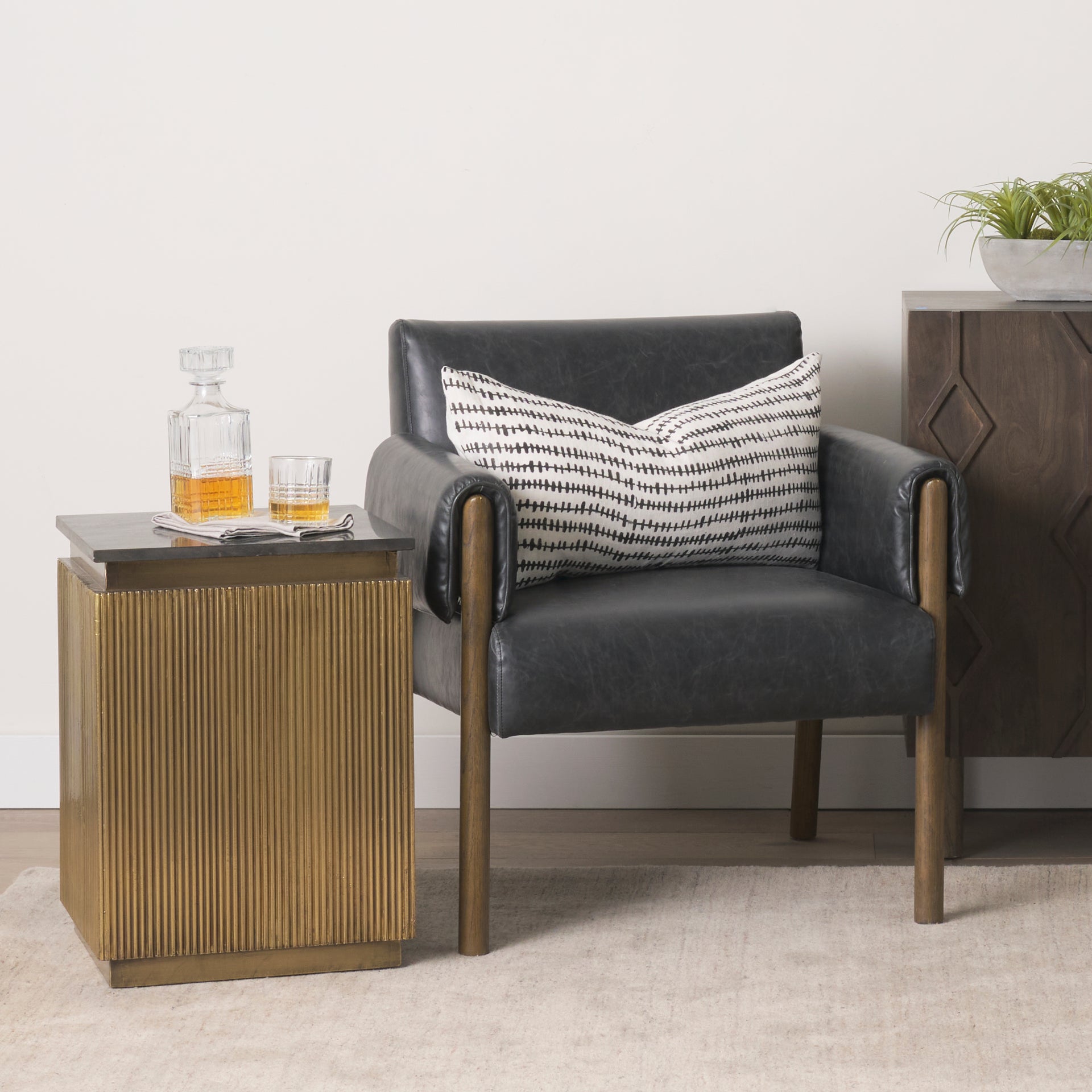 Satima Black Marble with Gold Metal Square Fluted Accent Table Side & End Tables Mercana , Black Friday Sale Mercana Furniture Sale, Old Bones Co, Mid Century Furniture Sale, Four Hands Furniture, Black Friday Sale Satima Black Marble with Gold Metal Square Fluted Accent Table,Gus Sale, Perigold Satima Black Marble with Gold Metal Square Fluted Accent Table Side & End Tables Black Friday Sale , Perigold Sale Satima Black Marble with Gold Metal Square Fluted Accent Table,Satima Black Marble with Gold Metal S