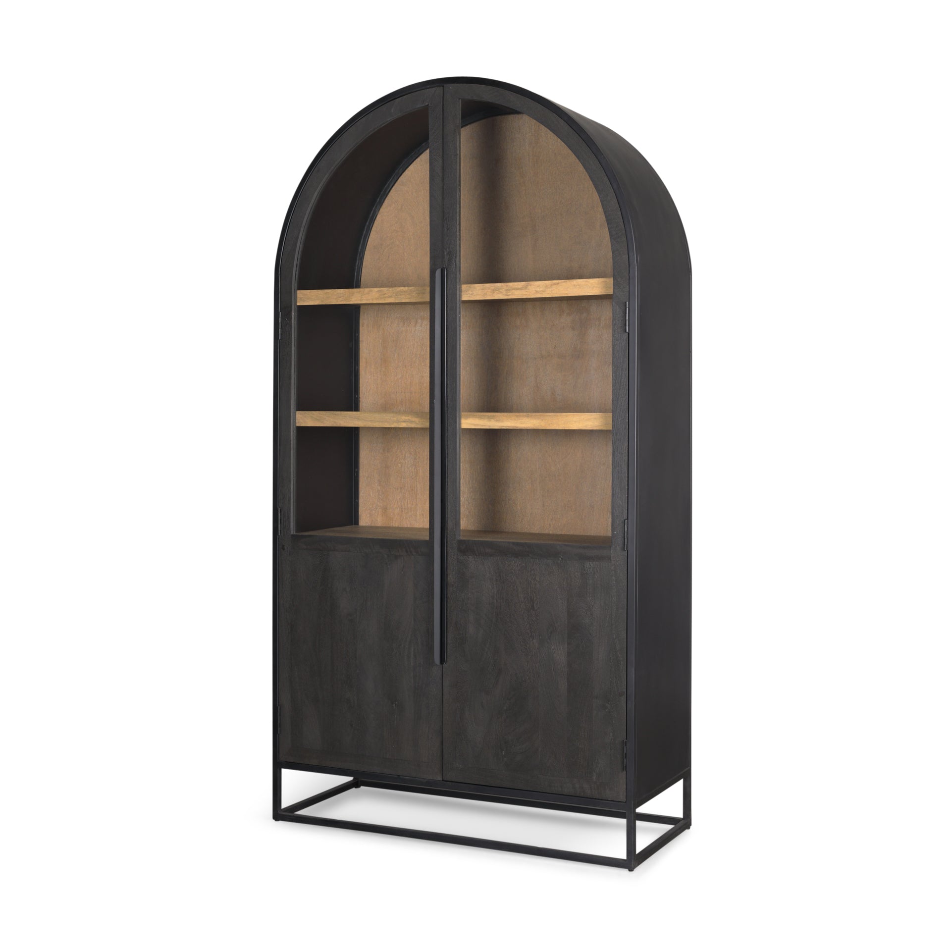 Sloan Wood with Black Metal Frame Arched Cabinet Tall Cabinets Mercana Black 80" , Black Friday Sale Mercana Furniture Sale, Old Bones Co, Mid Century Furniture Sale, Four Hands Furniture, Black Friday Sale Sloan Wood with Black Metal Frame Arched Cabinet,Gus Sale, Perigold Sloan Wood with Black Metal Frame Arched Cabinet Tall Cabinets Black Friday Sale , Perigold Sale Sloan Wood with Black Metal Frame Arched Cabinet,Sloan Wood with Black Metal Frame Arched Cabinet Lulu and Georgia, Burke Decor Sale Sloan W