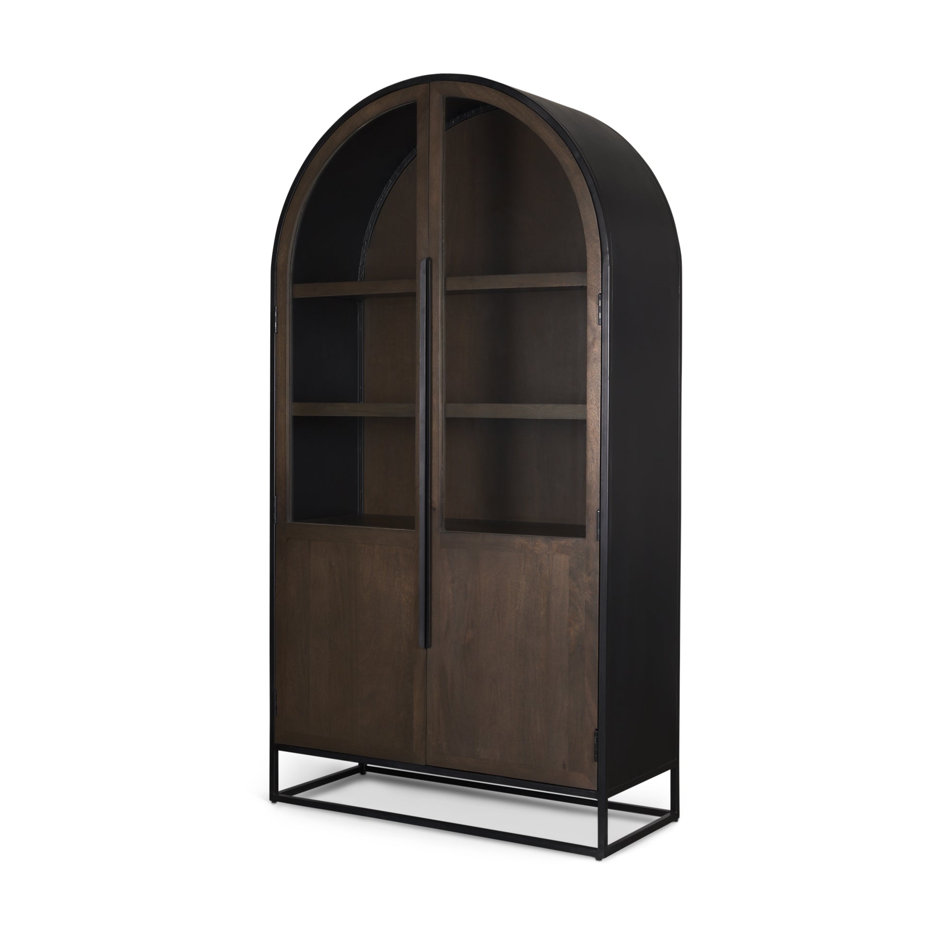 Sloan Wood with Black Metal Frame Arched Cabinet Tall Cabinets Mercana Dark Brown 80" , Black Friday Sale Mercana Furniture Sale, Old Bones Co, Mid Century Furniture Sale, Four Hands Furniture, Black Friday Sale Sloan Wood with Black Metal Frame Arched Cabinet,Gus Sale, Perigold Sloan Wood with Black Metal Frame Arched Cabinet Tall Cabinets Black Friday Sale , Perigold Sale Sloan Wood with Black Metal Frame Arched Cabinet,Sloan Wood with Black Metal Frame Arched Cabinet Lulu and Georgia, Burke Decor Sale Sl