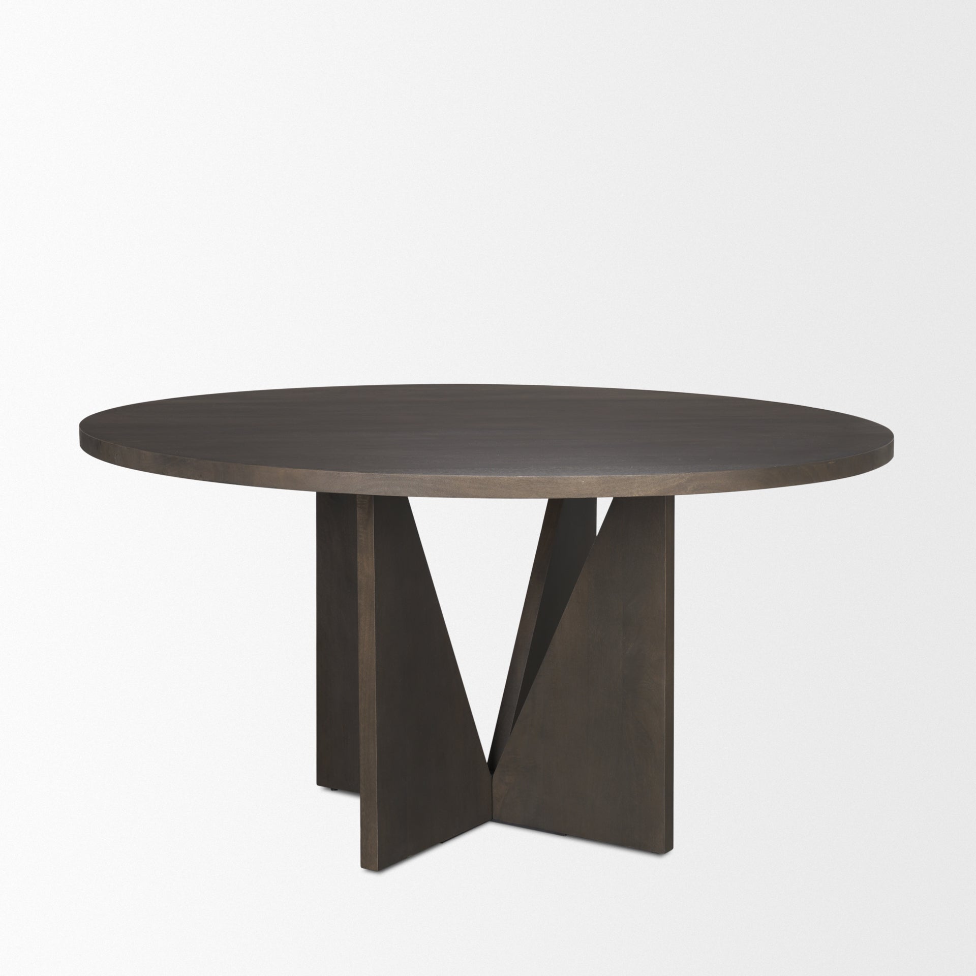 Tarro Round Textured Espresso Wood with Geometrical Base Dining Table Dining Tables Mercana , Black Friday Sale Mercana Furniture Sale, Old Bones Co, Mid Century Furniture Sale, Four Hands Furniture, Black Friday Sale Tarro Round Textured Espresso Wood with Geometrical Base Dining Table,Gus Sale, Perigold Tarro Round Textured Espresso Wood with Geometrical Base Dining Table Dining Tables Black Friday Sale , Perigold Sale Tarro Round Textured Espresso Wood with Geometrical Base Dining Table,Tarro Round Textu