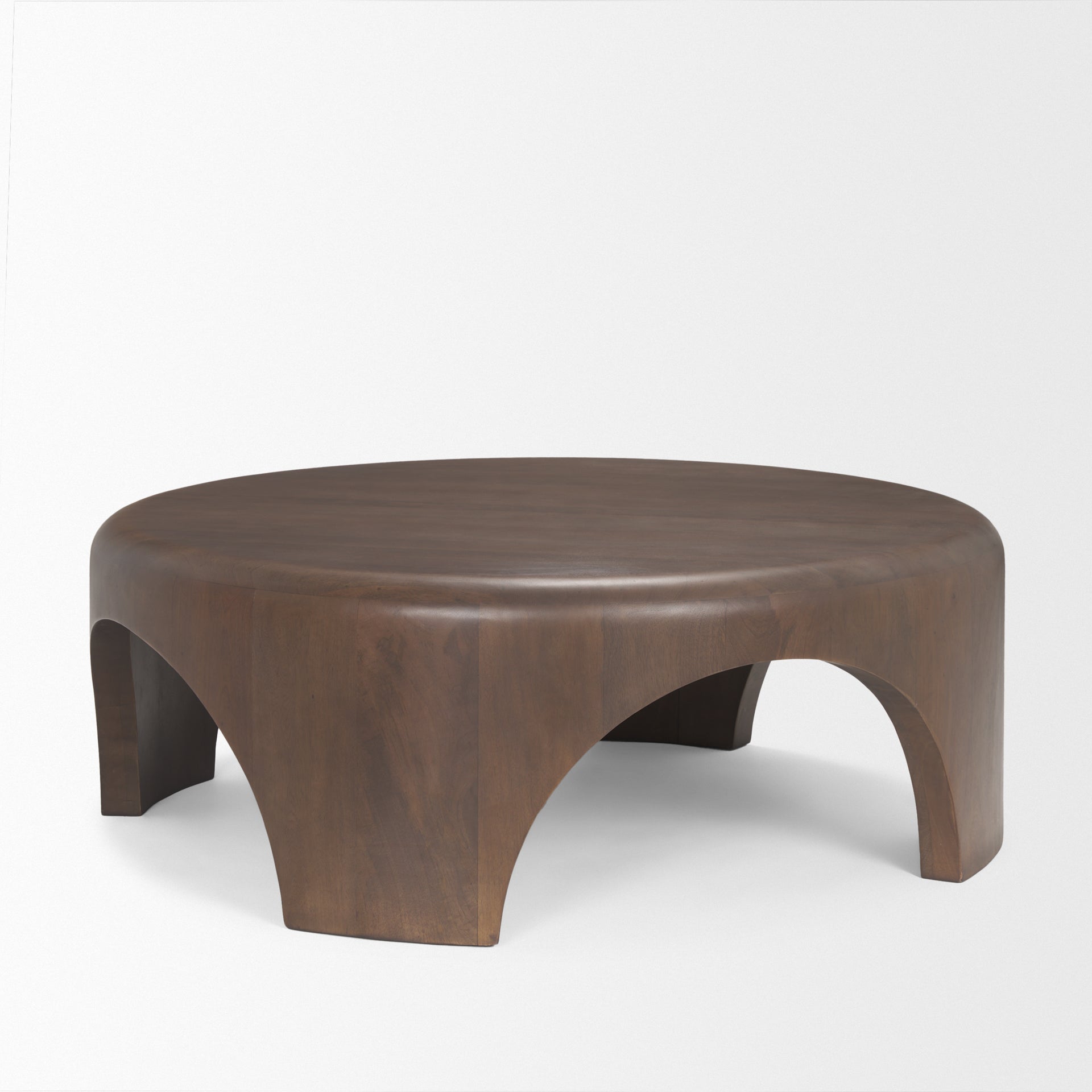 Shima Round Dark Brown Wood with Arched Legs Coffee Table Coffee Tables Mercana , Black Friday Sale Mercana Furniture Sale, Old Bones Co, Mid Century Furniture Sale, Four Hands Furniture, Black Friday Sale Shima Round Dark Brown Wood with Arched Legs Coffee Table,Gus Sale, Perigold Shima Round Dark Brown Wood with Arched Legs Coffee Table Coffee Tables Black Friday Sale , Perigold Sale Shima Round Dark Brown Wood with Arched Legs Coffee Table,Shima Round Dark Brown Wood with Arched Legs Coffee Table Lulu an