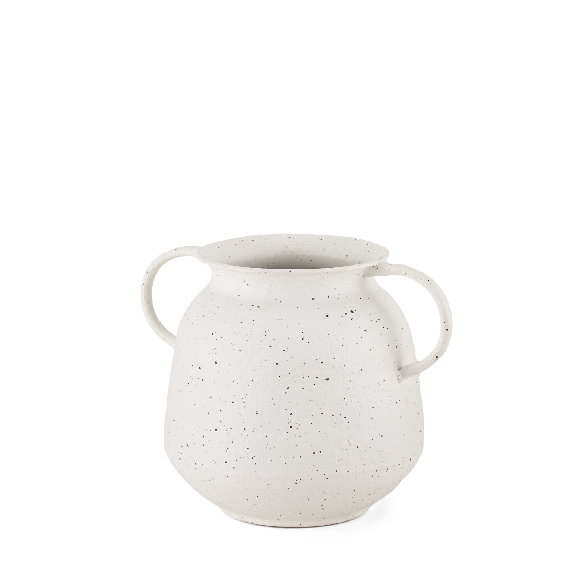 Treva White with Black Speckles Metal Vase Vases Mercana Small , Black Friday Sale Mercana Furniture Sale, Old Bones Co, Mid Century Furniture Sale, Four Hands Furniture, Black Friday Sale Treva White with Black Speckles Metal Vase,Gus Sale, Perigold Treva White with Black Speckles Metal Vase Vases Black Friday Sale , Perigold Sale Treva White with Black Speckles Metal Vase,Treva White with Black Speckles Metal Vase Lulu and Georgia, Burke Decor Sale Treva White with Black Speckles Metal Vase, www.oldbonesc