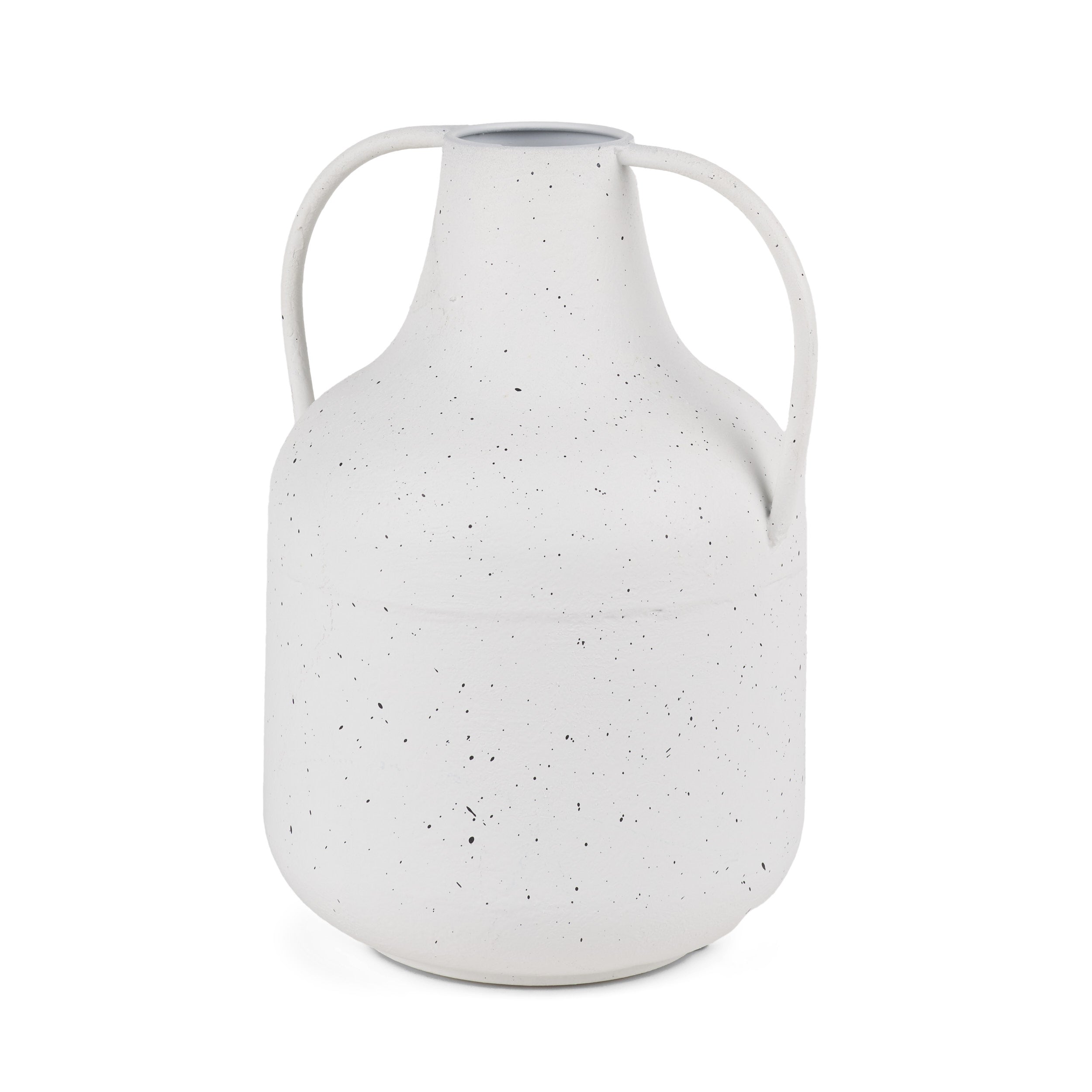Treva White with Black Speckles Metal Vase Vases Mercana Tall , Black Friday Sale Mercana Furniture Sale, Old Bones Co, Mid Century Furniture Sale, Four Hands Furniture, Black Friday Sale Treva White with Black Speckles Metal Vase,Gus Sale, Perigold Treva White with Black Speckles Metal Vase Vases Black Friday Sale , Perigold Sale Treva White with Black Speckles Metal Vase,Treva White with Black Speckles Metal Vase Lulu and Georgia, Burke Decor Sale Treva White with Black Speckles Metal Vase, www.oldbonesco