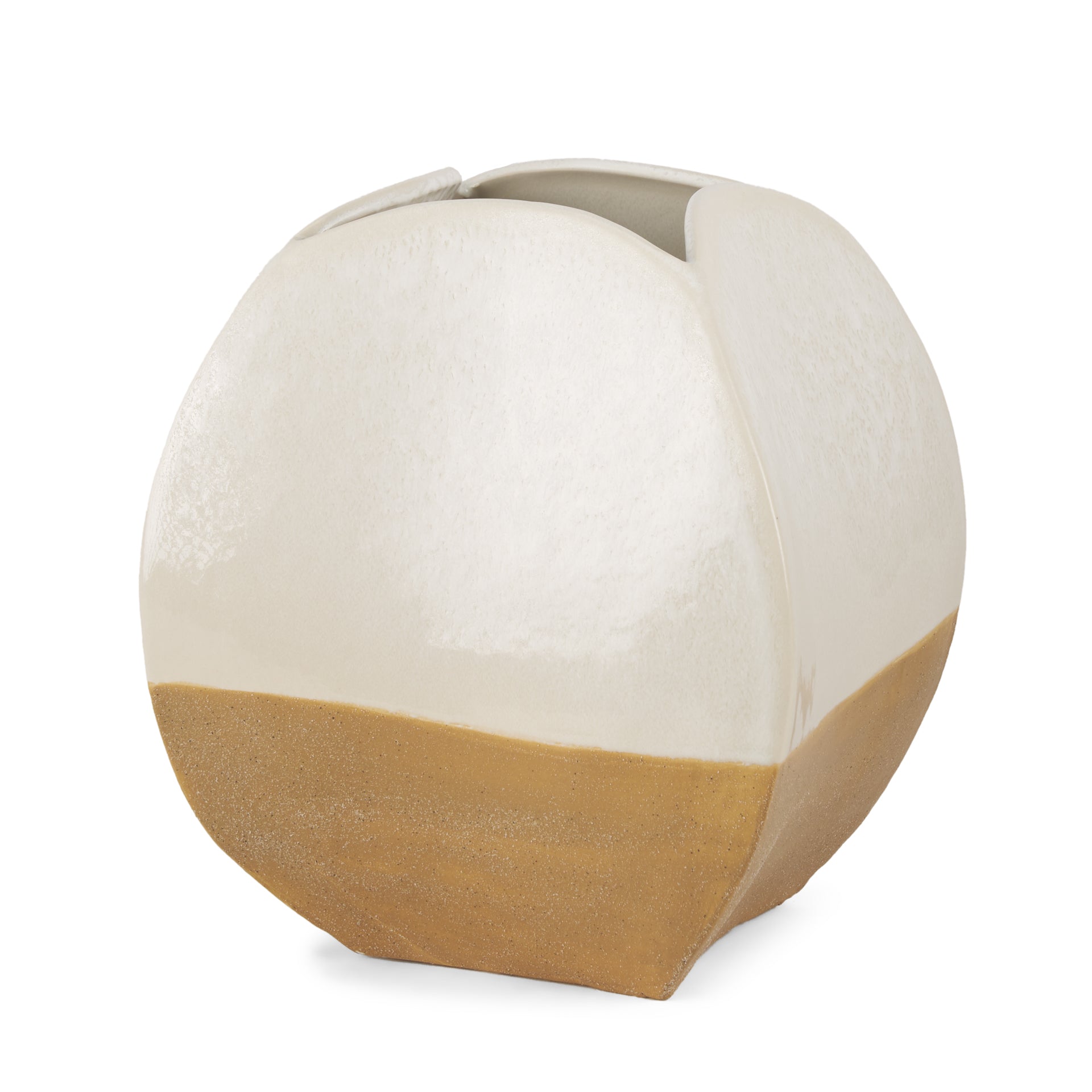 Vania Short Off White with Tan Textured Ceramic Vase Vases Mercana Short , Black Friday Sale Mercana Furniture Sale, Old Bones Co, Mid Century Furniture Sale, Four Hands Furniture, Black Friday Sale Vania Short Off White with Tan Textured Ceramic Vase,Gus Sale, Perigold Vania Short Off White with Tan Textured Ceramic Vase Vases Black Friday Sale , Perigold Sale Vania Short Off White with Tan Textured Ceramic Vase,Vania Short Off White with Tan Textured Ceramic Vase Lulu and Georgia, Burke Decor Sale Vania S