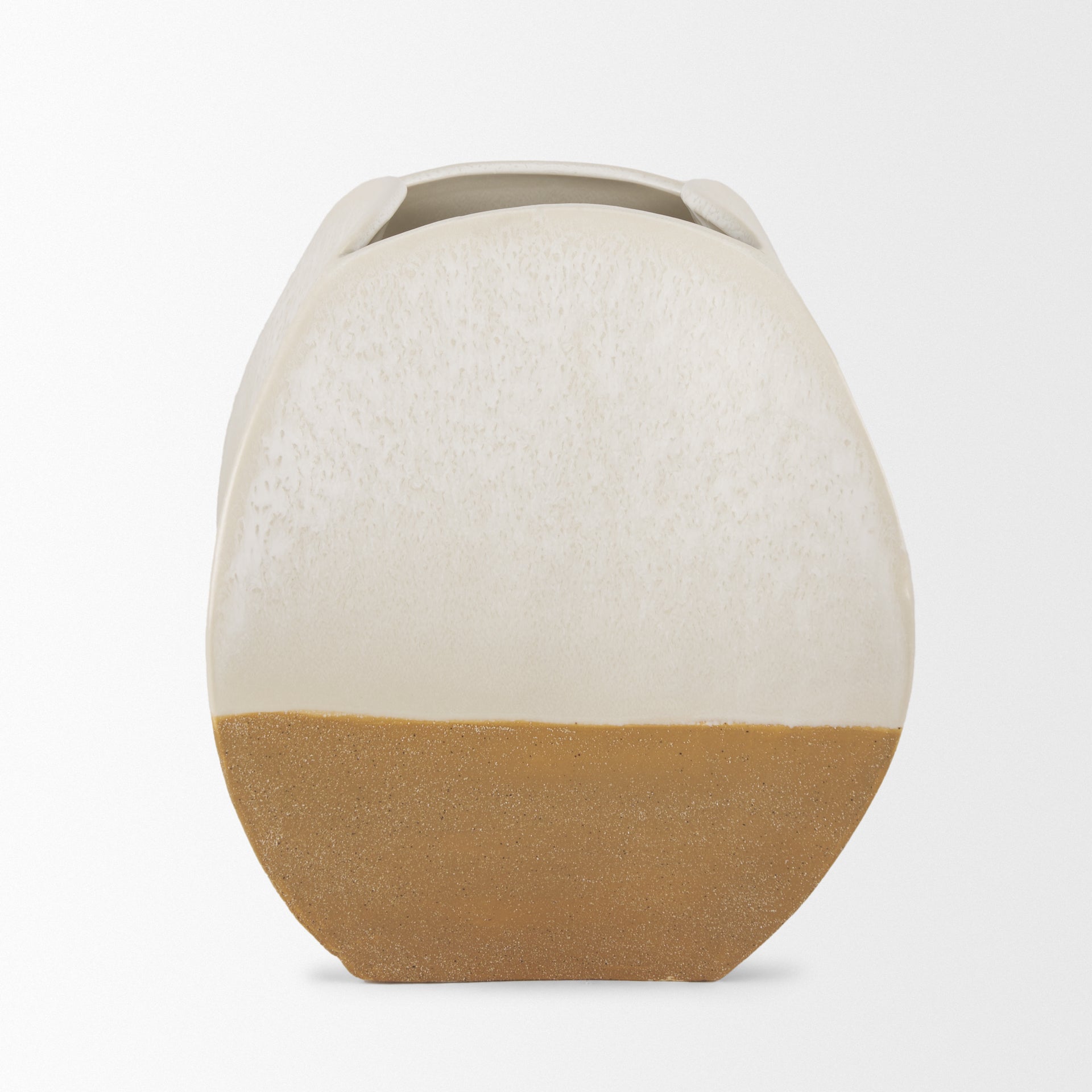 Vania Short Off White with Tan Textured Ceramic Vase Vases Mercana , Black Friday Sale Mercana Furniture Sale, Old Bones Co, Mid Century Furniture Sale, Four Hands Furniture, Black Friday Sale Vania Short Off White with Tan Textured Ceramic Vase,Gus Sale, Perigold Vania Short Off White with Tan Textured Ceramic Vase Vases Black Friday Sale , Perigold Sale Vania Short Off White with Tan Textured Ceramic Vase,Vania Short Off White with Tan Textured Ceramic Vase Lulu and Georgia, Burke Decor Sale Vania Short O