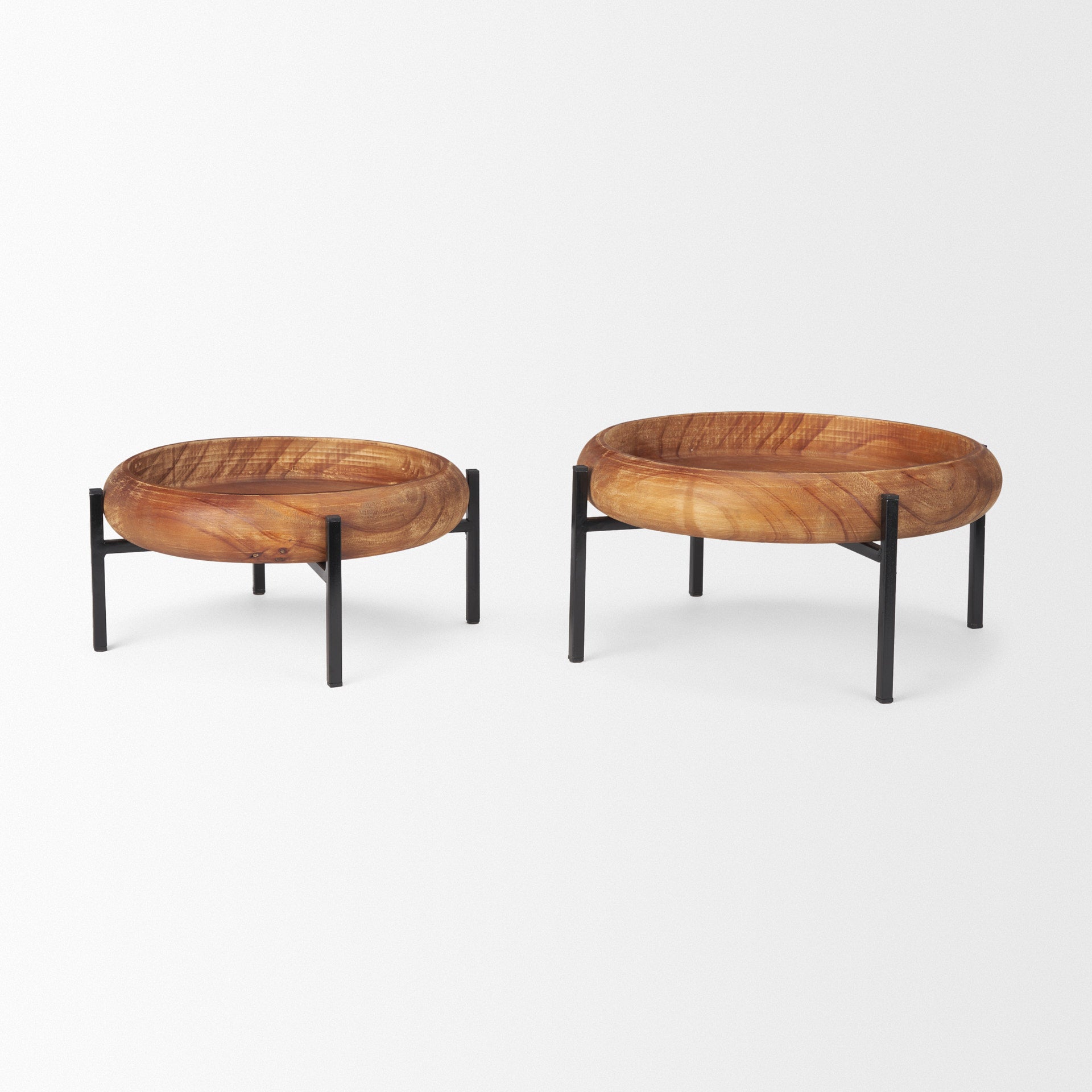 Wally Round Medium Brown Wood with Matte Black Metal Stand Trays Trays & Containers Mercana , Black Friday Sale Mercana Furniture Sale, Old Bones Co, Mid Century Furniture Sale, Four Hands Furniture, Black Friday Sale Wally Round Medium Brown Wood with Matte Black Metal Stand Trays,Gus Sale, Perigold Wally Round Medium Brown Wood with Matte Black Metal Stand Trays Trays & Containers Black Friday Sale , Perigold Sale Wally Round Medium Brown Wood with Matte Black Metal Stand Trays,Wally Round Medium Brown Wo