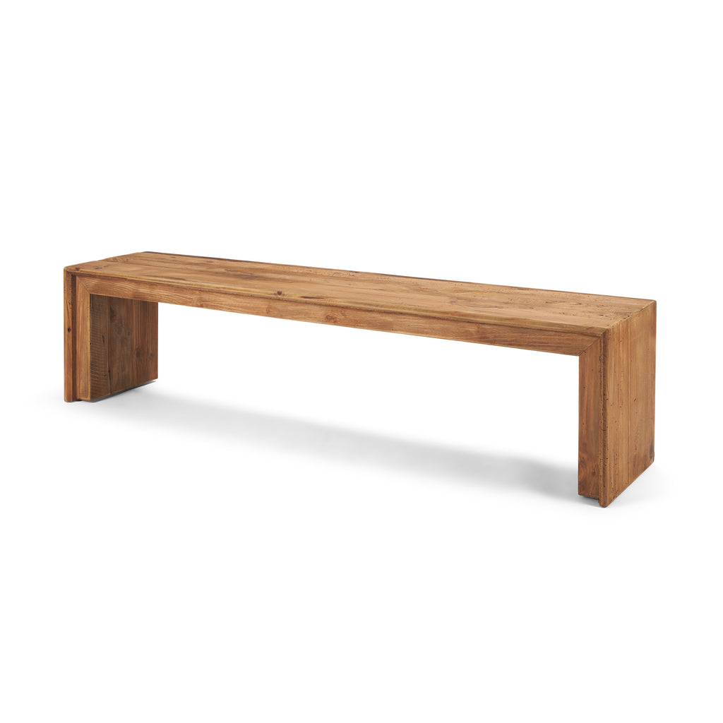 Tahira Rectangular Recycled Wooden Bench