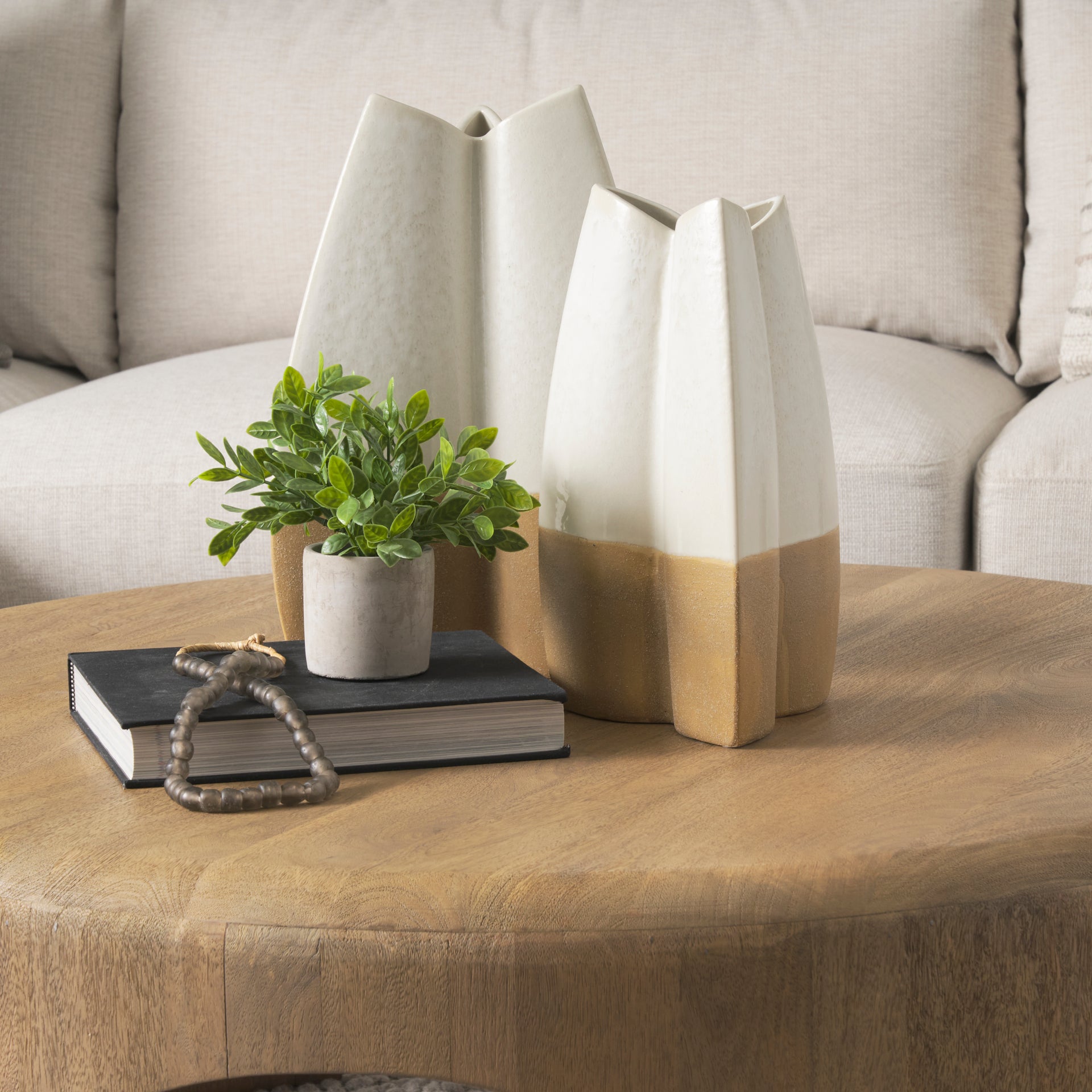 Vania Short Off White with Tan Textured Ceramic Vase Vases Mercana , Black Friday Sale Mercana Furniture Sale, Old Bones Co, Mid Century Furniture Sale, Four Hands Furniture, Black Friday Sale Vania Short Off White with Tan Textured Ceramic Vase,Gus Sale, Perigold Vania Short Off White with Tan Textured Ceramic Vase Vases Black Friday Sale , Perigold Sale Vania Short Off White with Tan Textured Ceramic Vase,Vania Short Off White with Tan Textured Ceramic Vase Lulu and Georgia, Burke Decor Sale Vania Short O