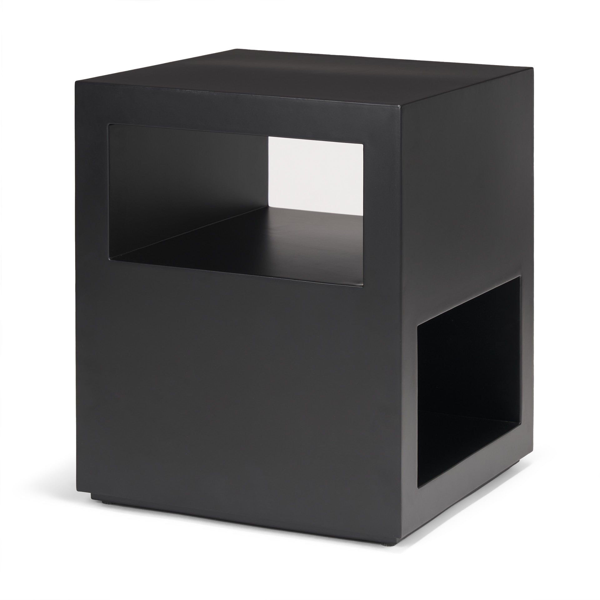 Vondra Matte Black Metal with Open Shelves Side Table Side & End Tables Mercana , Black Friday Sale Mercana Furniture Sale, Old Bones Co, Mid Century Furniture Sale, Four Hands Furniture, Black Friday Sale Vondra Matte Black Metal with Open Shelves Side Table,Gus Sale, Perigold Vondra Matte Black Metal with Open Shelves Side Table Side & End Tables Black Friday Sale , Perigold Sale Vondra Matte Black Metal with Open Shelves Side Table,Vondra Matte Black Metal with Open Shelves Side Table Lulu and Georgia, B