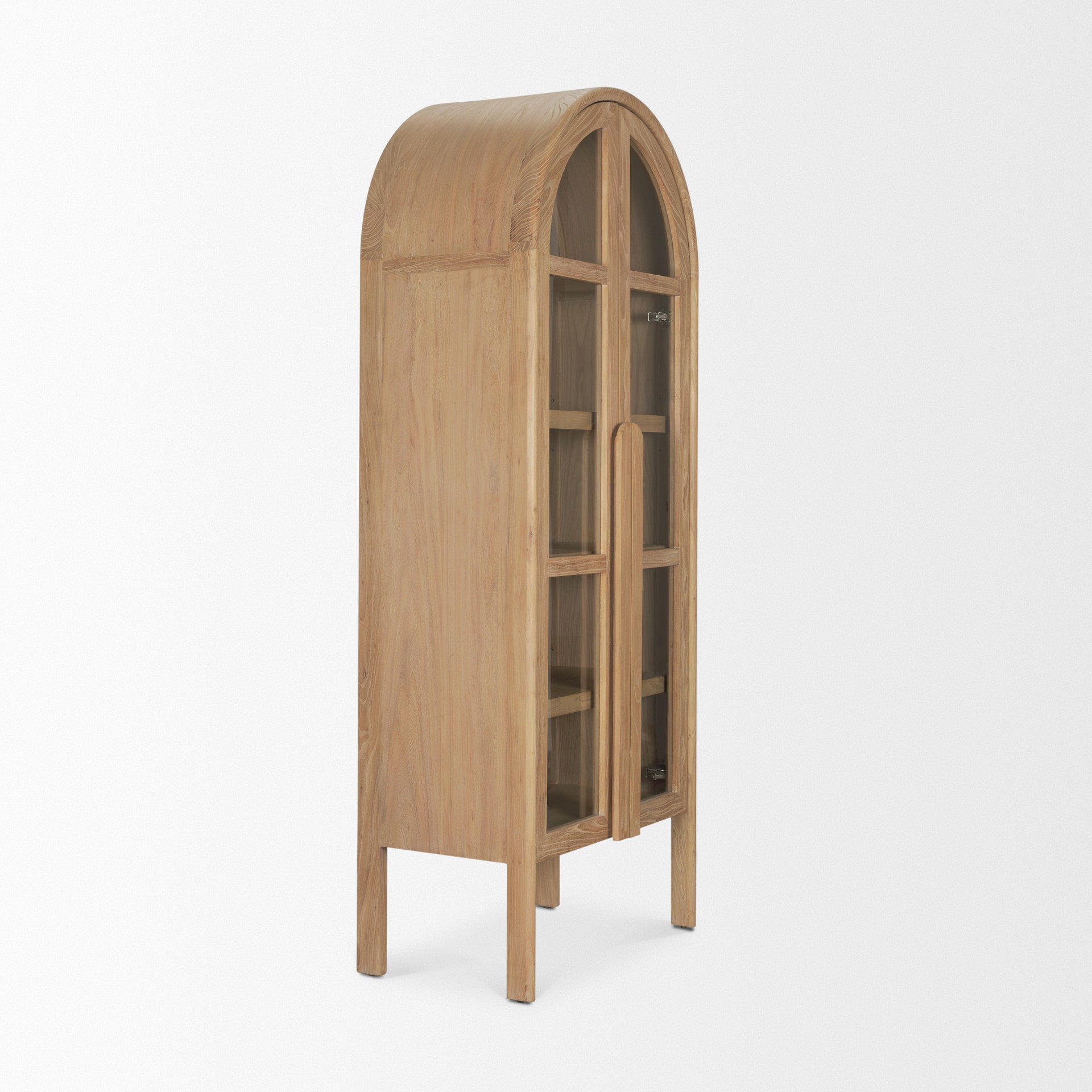 Callum Light Brown Elm Wood with Glass Doors Arched Curio Cabinet Tall Cabinets Mercana , Black Friday Sale Mercana Furniture Sale, Old Bones Co, Mid Century Furniture Sale, Four Hands Furniture, Black Friday Sale Callum Light Brown Elm Wood with Glass Doors Arched Curio Cabinet,Gus Sale, Perigold Callum Light Brown Elm Wood with Glass Doors Arched Curio Cabinet Tall Cabinets Black Friday Sale , Perigold Sale Callum Light Brown Elm Wood with Glass Doors Arched Curio Cabinet,Callum Light Brown Elm Wood with 