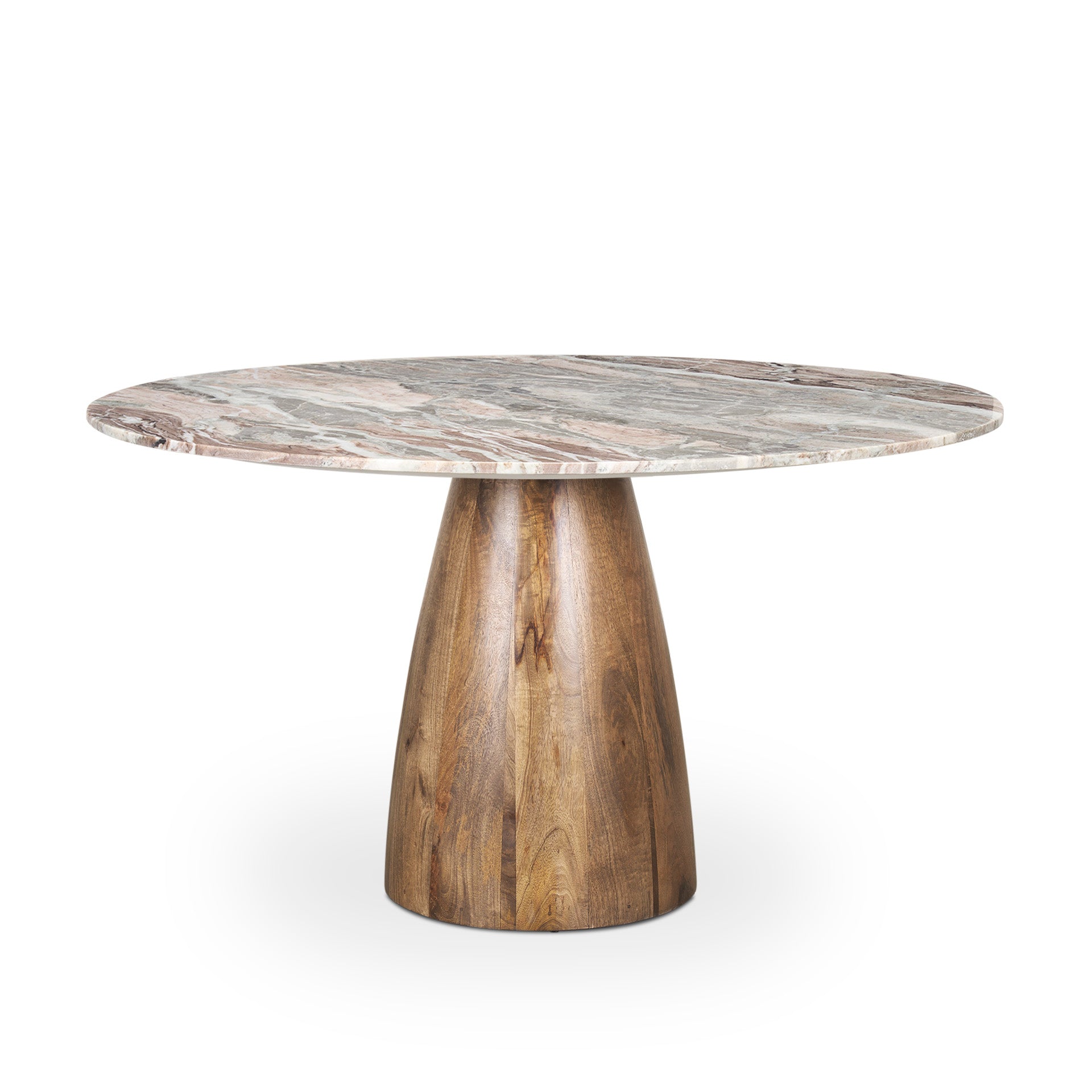 Allyson Round Brown Wood Pedestal with Marble Top Dining Table Dining Tables Mercana Pink 54" , Black Friday Sale Mercana Furniture Sale, Old Bones Co, Mid Century Furniture Sale, Four Hands Furniture, Black Friday Sale Allyson Round Brown Wood Pedestal with Marble Top Dining Table,Gus Sale, Perigold Allyson Round Brown Wood Pedestal with Marble Top Dining Table Dining Tables Black Friday Sale , Perigold Sale Allyson Round Brown Wood Pedestal with Marble Top Dining Table,Allyson Round Brown Wood Pedestal wi