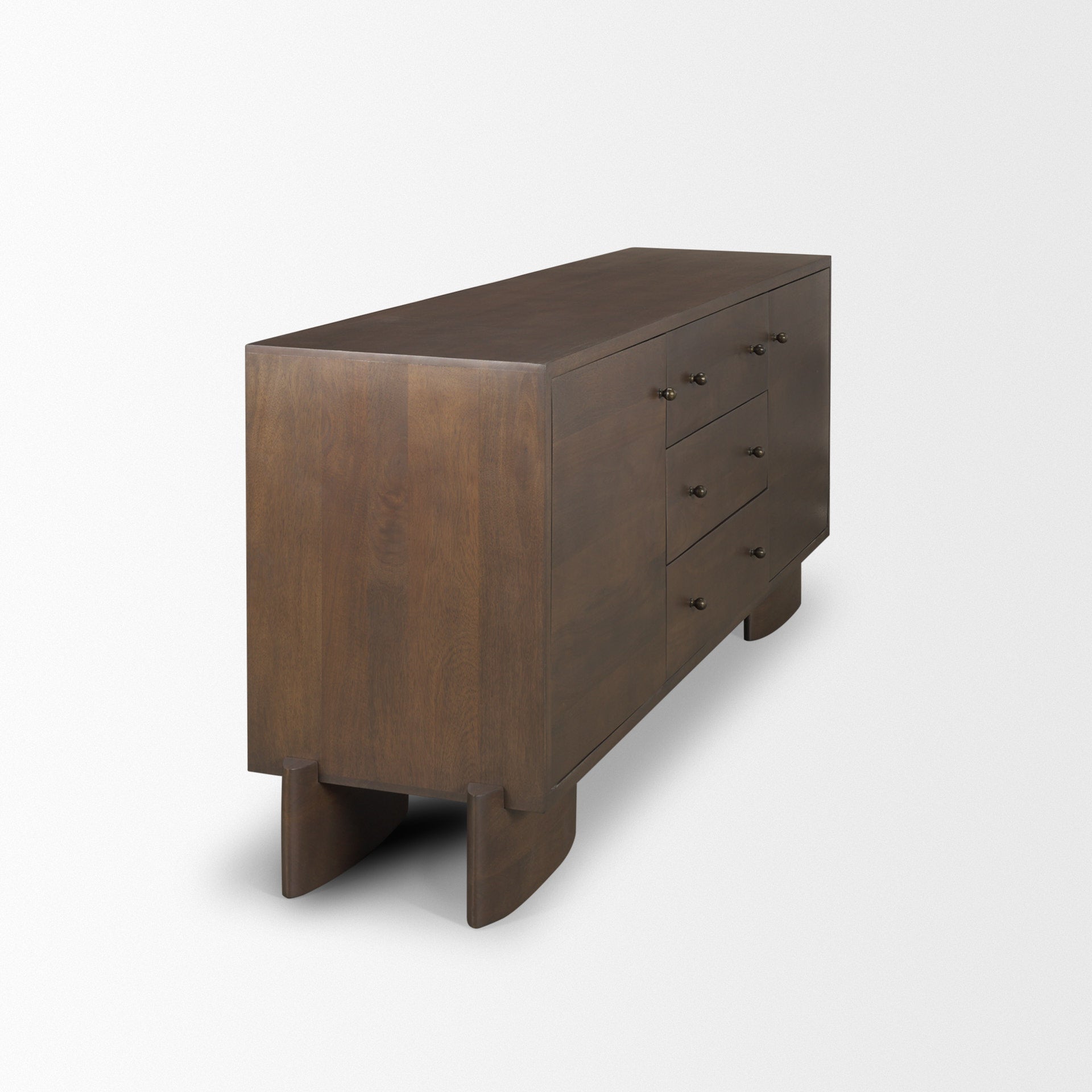 Jonan Aged Brass 2 Door 3 Drawer Sideboard