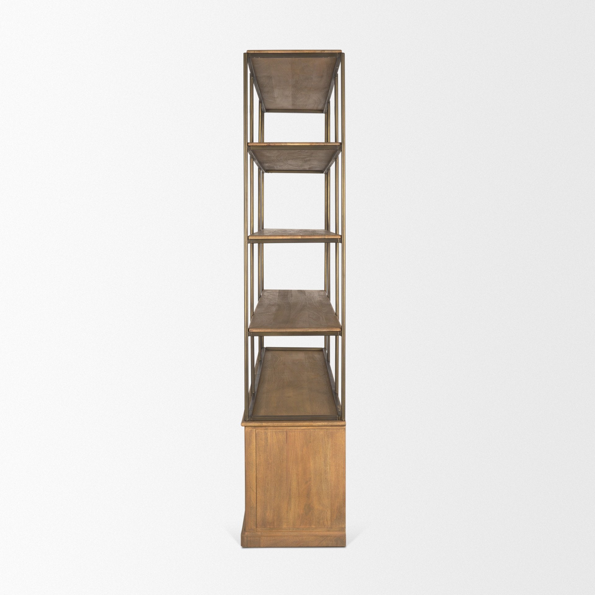 Braxton Light Brown Wood with Antiqued Brass Metal 3-Tiers 2-Door Shelving Unit Bookcases & Shelves Mercana , Black Friday Sale Mercana Furniture Sale, Old Bones Co, Mid Century Furniture Sale, Four Hands Furniture, Black Friday Sale Braxton Light Brown Wood with Antiqued Brass Metal 3-Tiers 2-Door Shelving Unit,Gus Sale, Perigold Braxton Light Brown Wood with Antiqued Brass Metal 3-Tiers 2-Door Shelving Unit Bookcases & Shelves Black Friday Sale , Perigold Sale Braxton Light Brown Wood with Antiqued Brass 