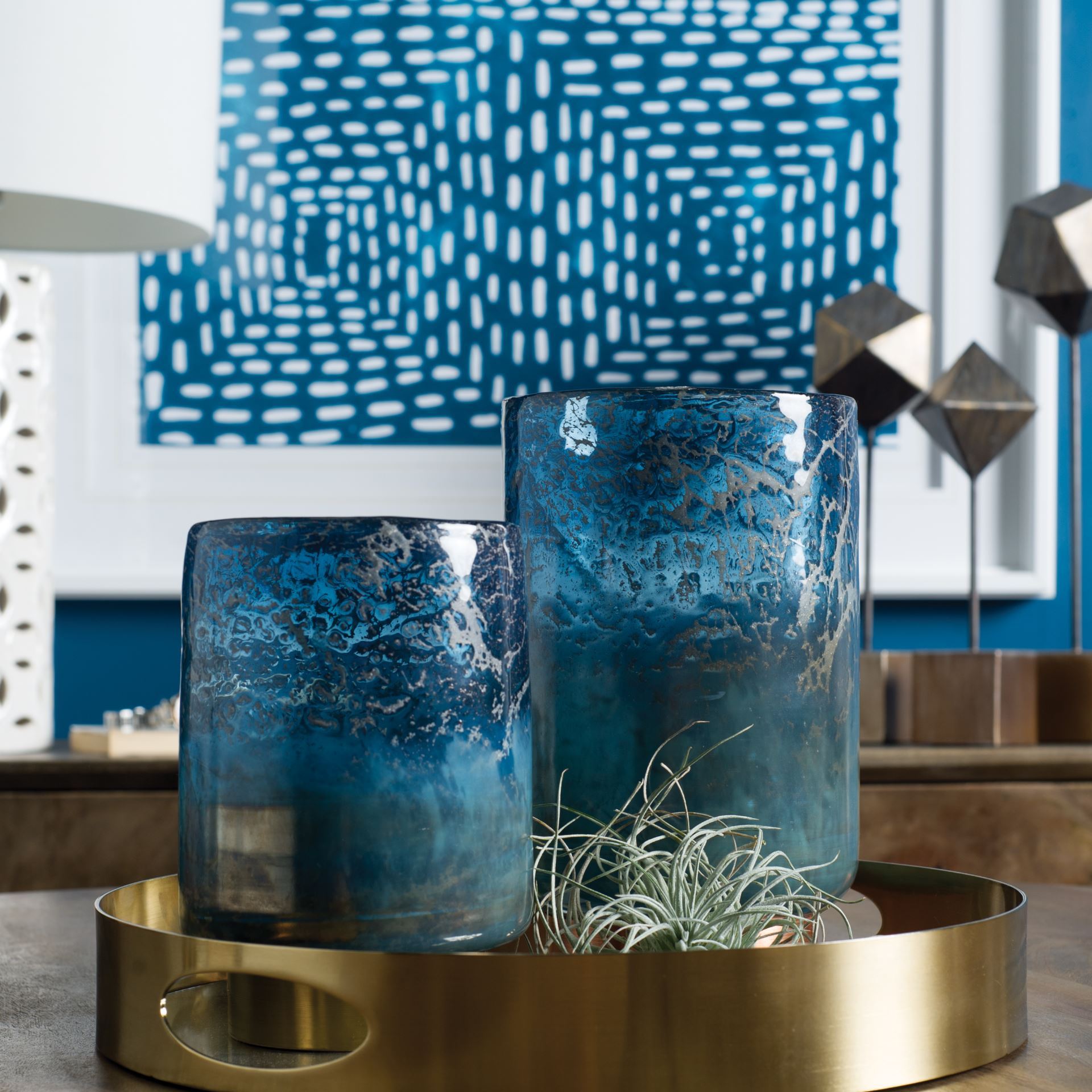 Caspian II Short Blue Glass Antiqued Brass Bottom Vase Vases Mercana , Black Friday Sale Mercana Furniture Sale, Old Bones Co, Mid Century Furniture Sale, Four Hands Furniture, Black Friday Sale Caspian II Short Blue Glass Antiqued Brass Bottom Vase,Gus Sale, Perigold Caspian II Short Blue Glass Antiqued Brass Bottom Vase Vases Black Friday Sale , Perigold Sale Caspian II Short Blue Glass Antiqued Brass Bottom Vase,Caspian II Short Blue Glass Antiqued Brass Bottom Vase Lulu and Georgia, Burke Decor Sale Cas