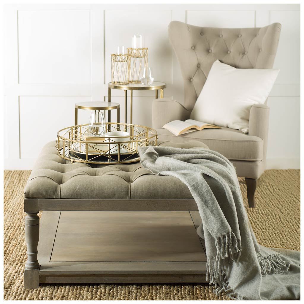 Othello Antiqued Brass Metal Table Candle Holder