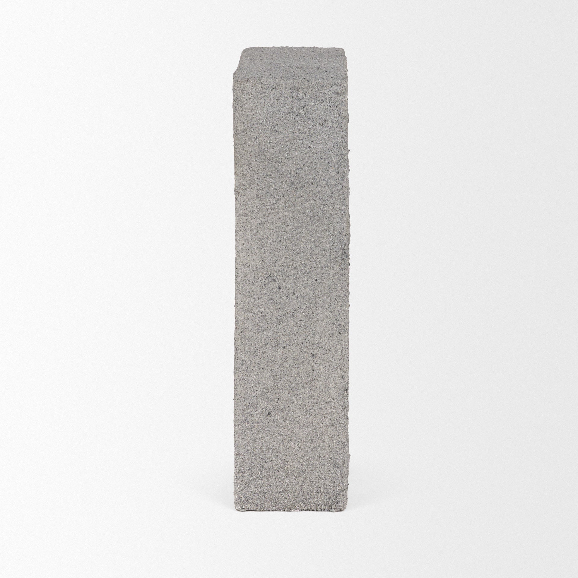 Kacia Resin Textured Concrete Gray Decorative Object