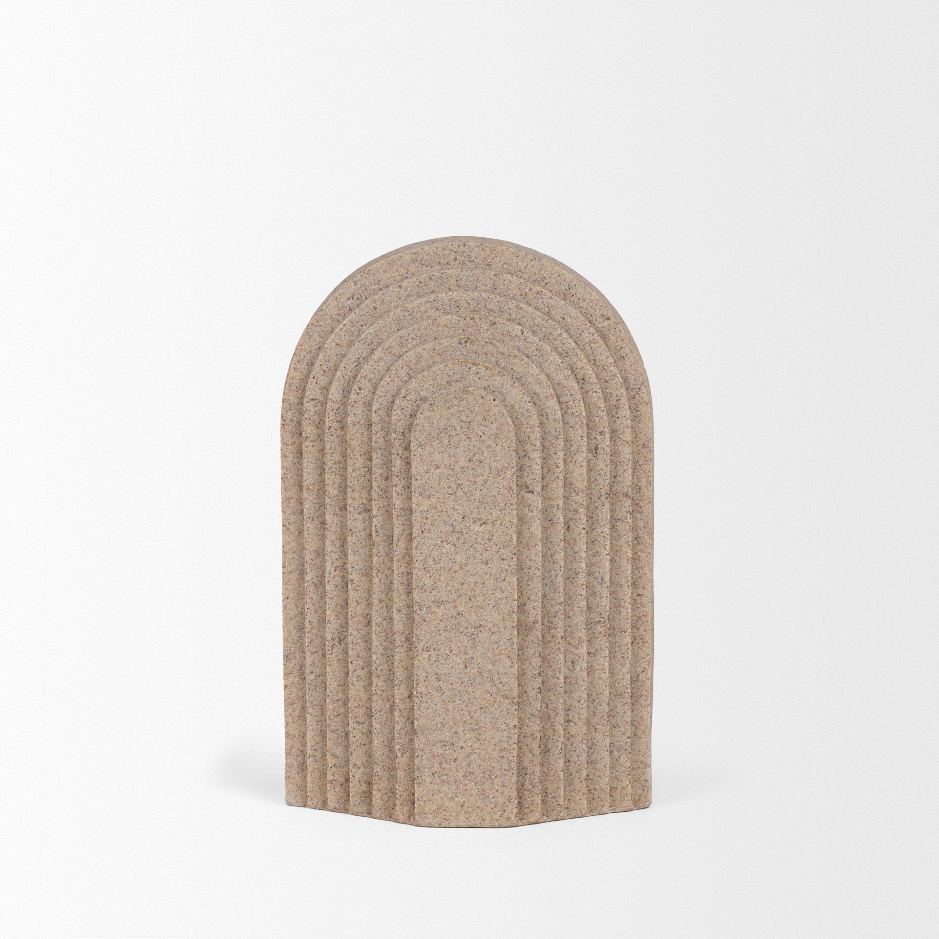 Kael Resin Textured Concrete Gray Decorative Object
