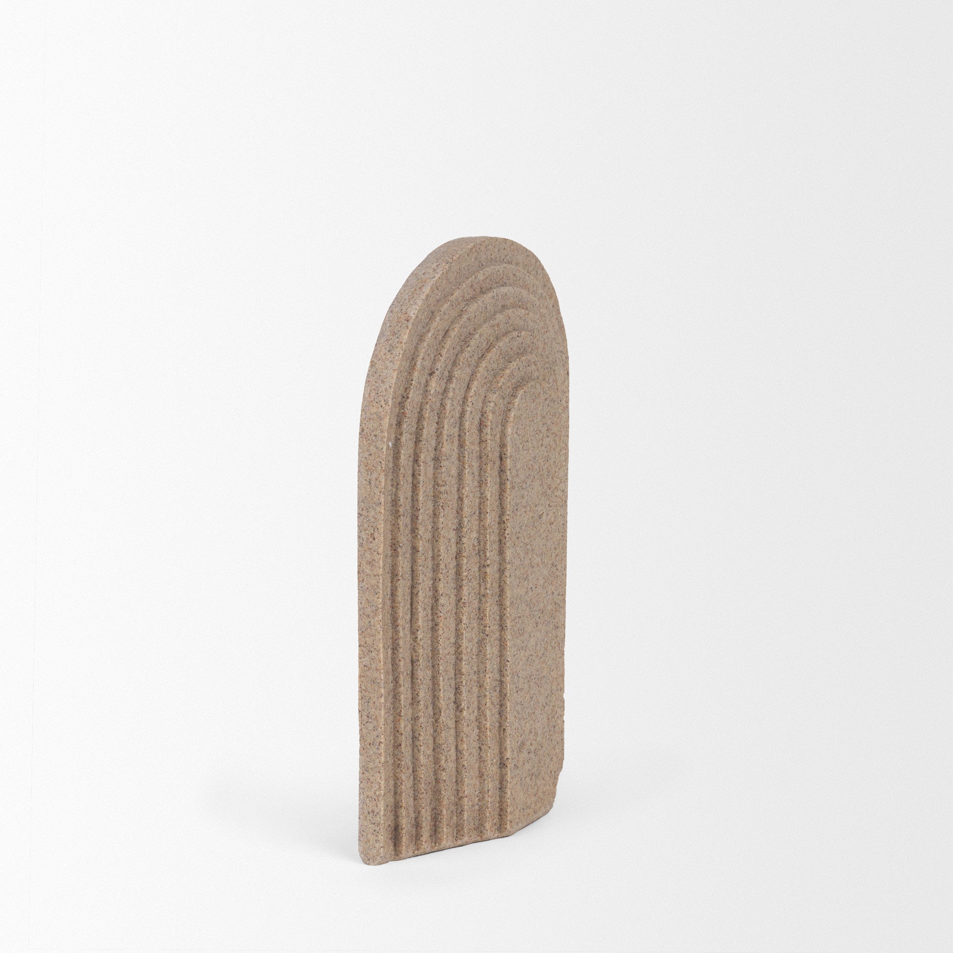 Kael Resin Textured Concrete Gray Decorative Object