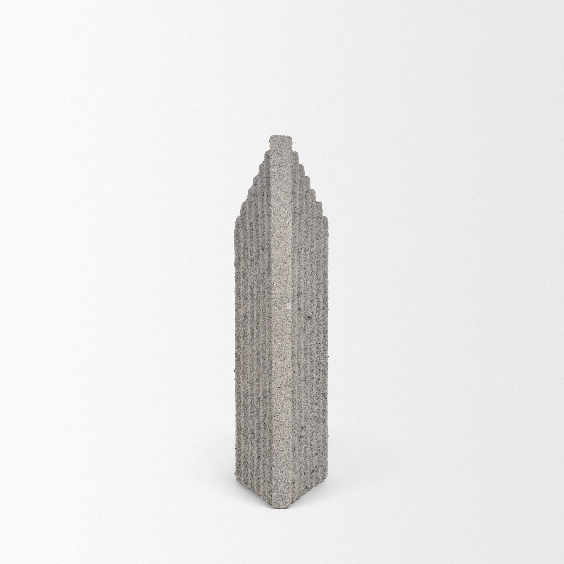Kael Resin Textured Sandstone Decorative Object