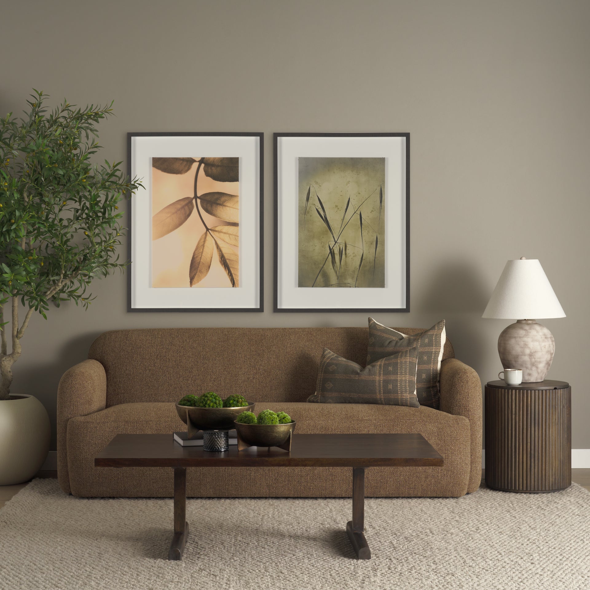 Viktor 55"L Solid Wood Coffee Table