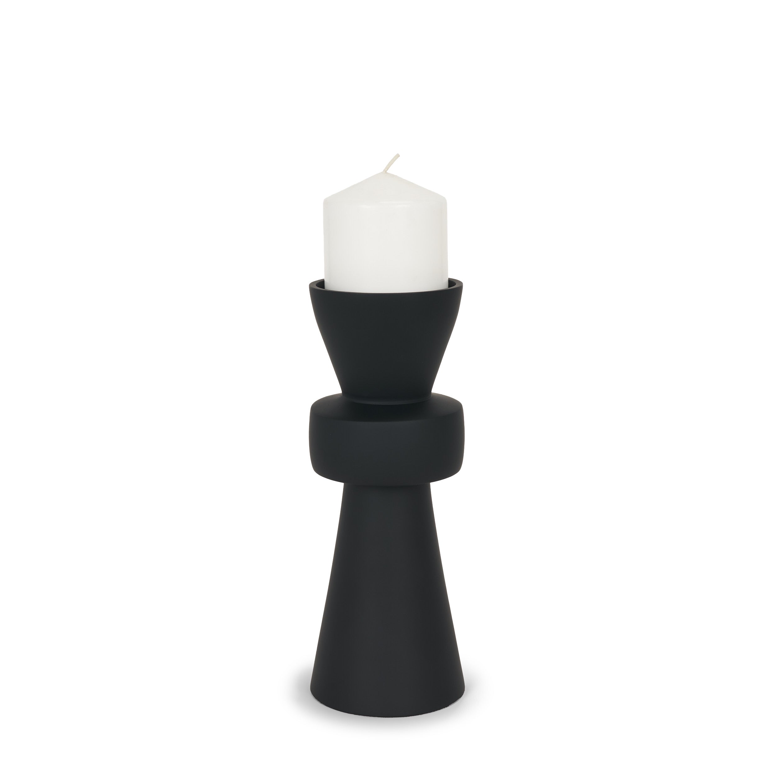 Odilia Metal Geometric Pillar Candle Holder