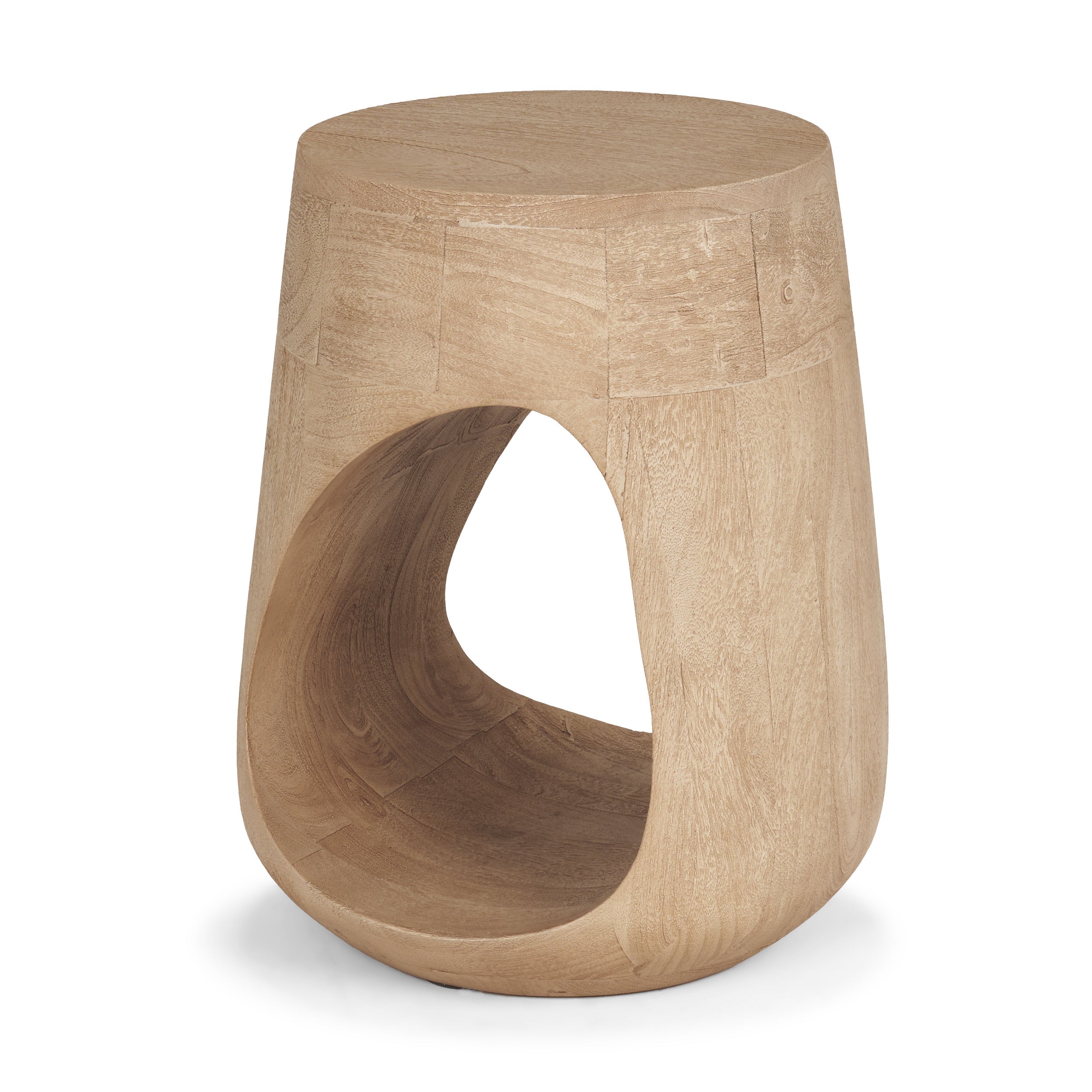 Cove Sculptural Open Side Table