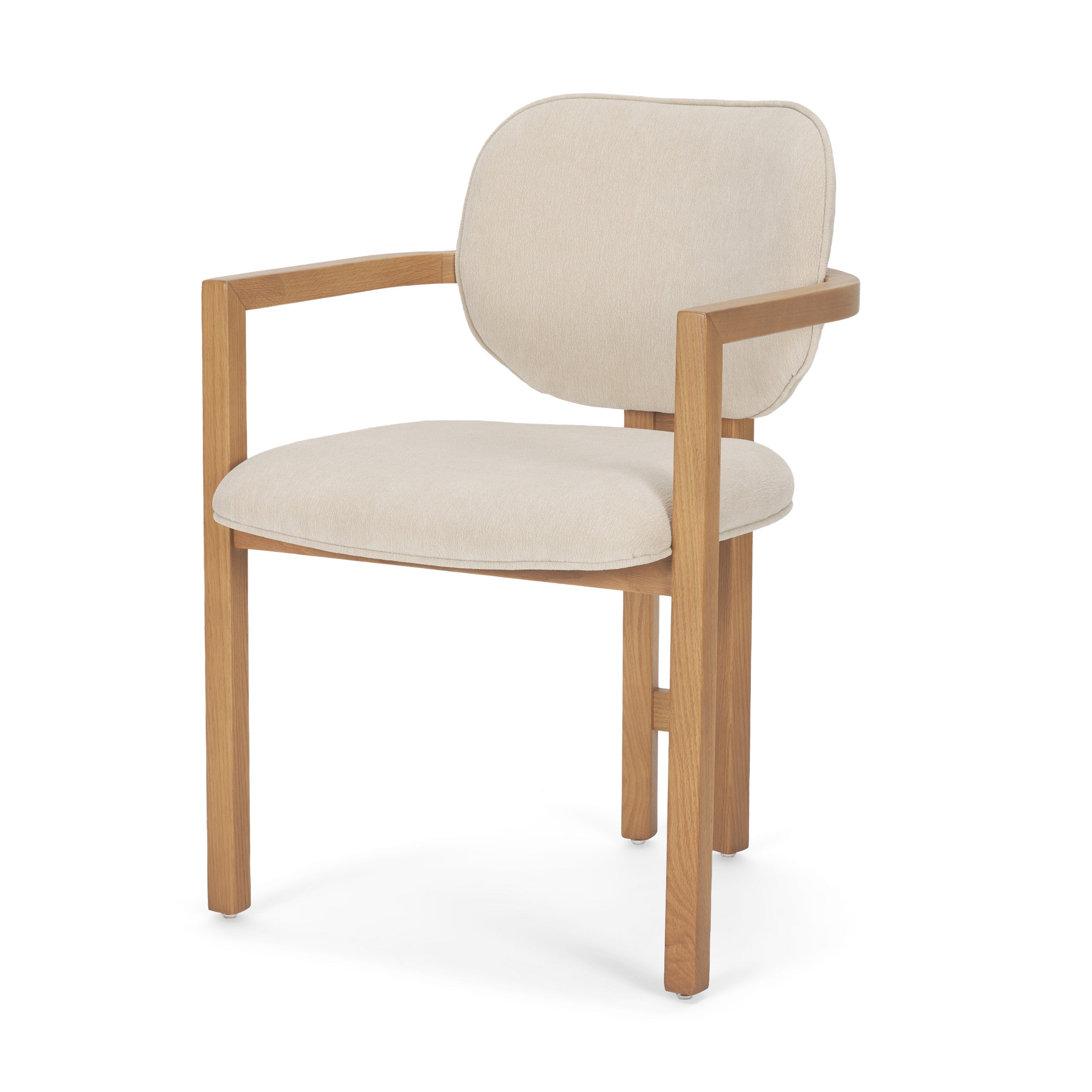 Carlisle Curved Back Tripod Frame Dining Armchair