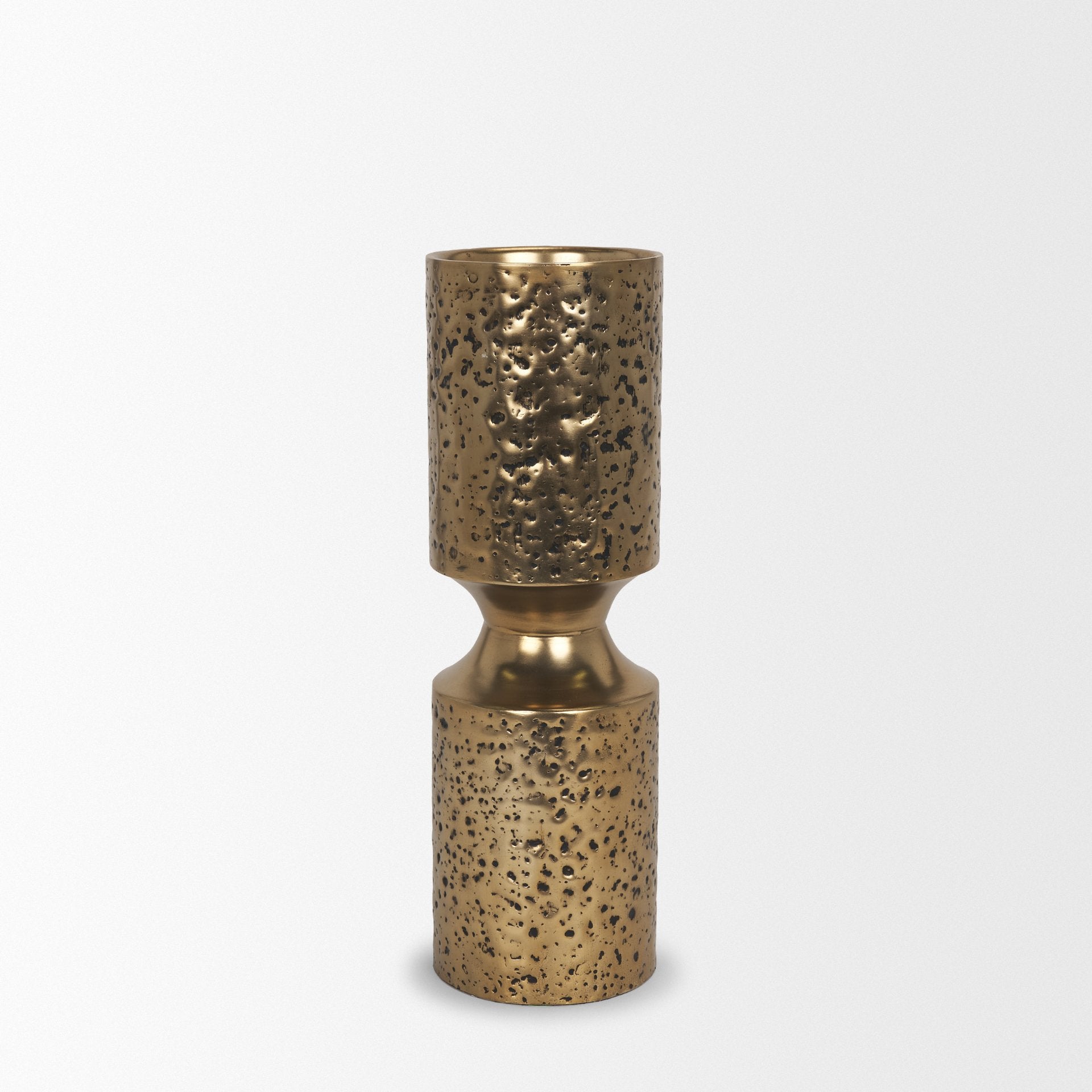 Akira Metal Pillar Candle Holder