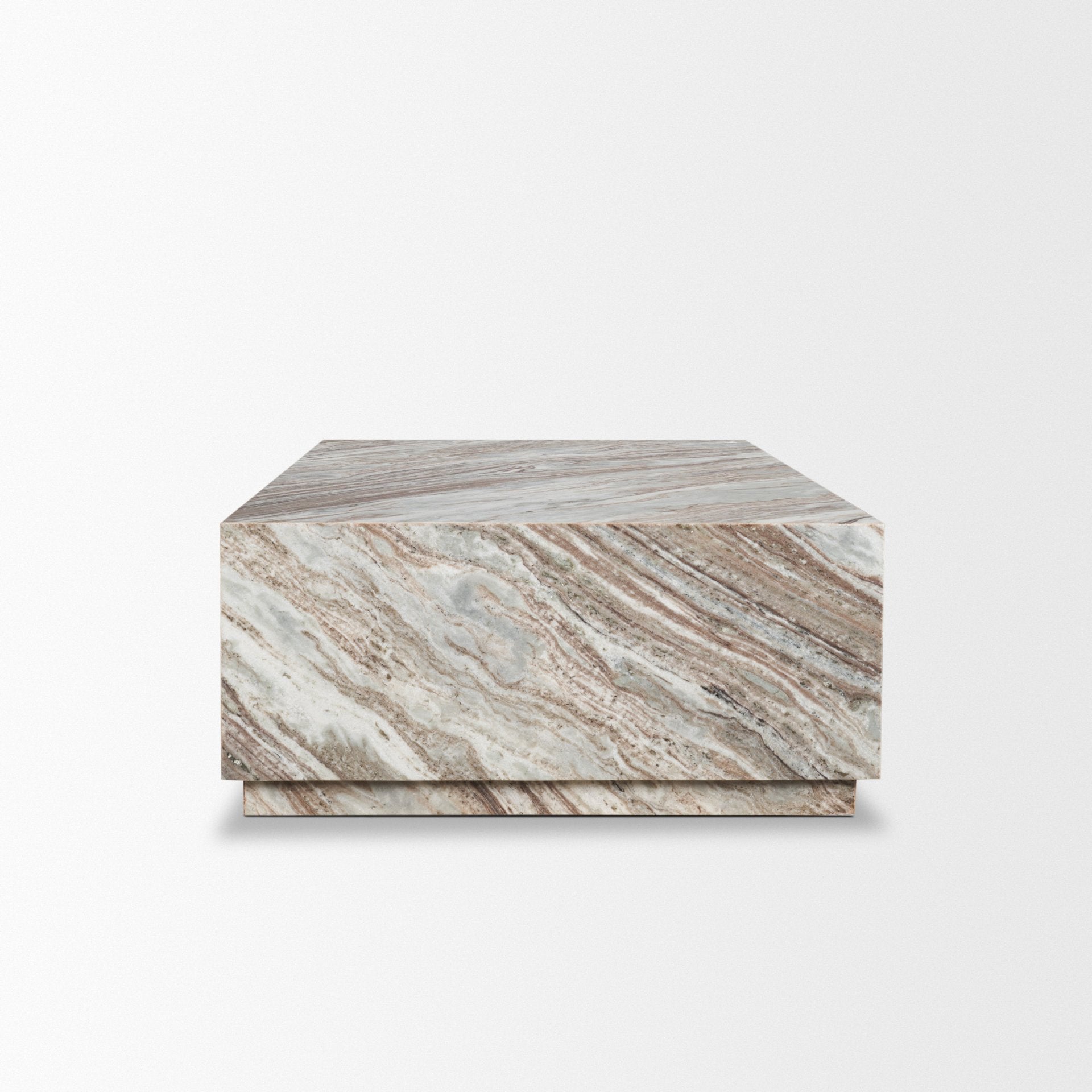 Matteo Solid Marble Rectangular Coffee Table