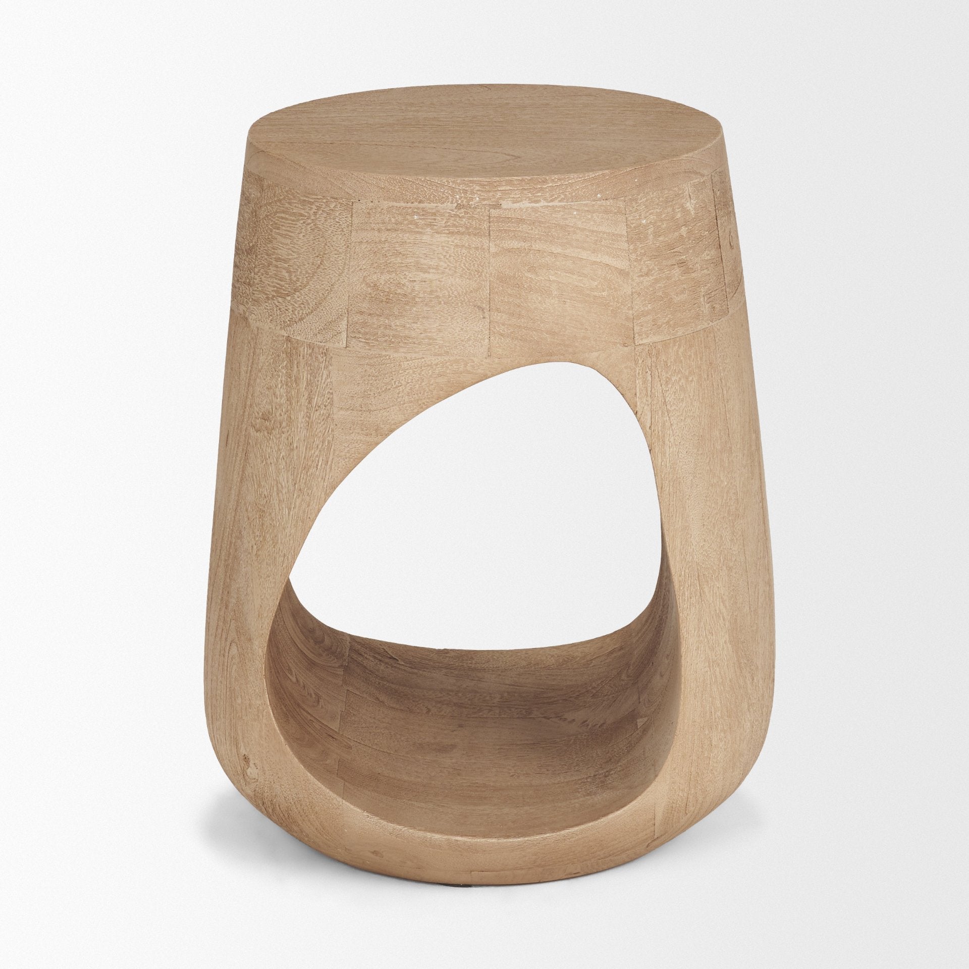 Cove Sculptural Open Side Table