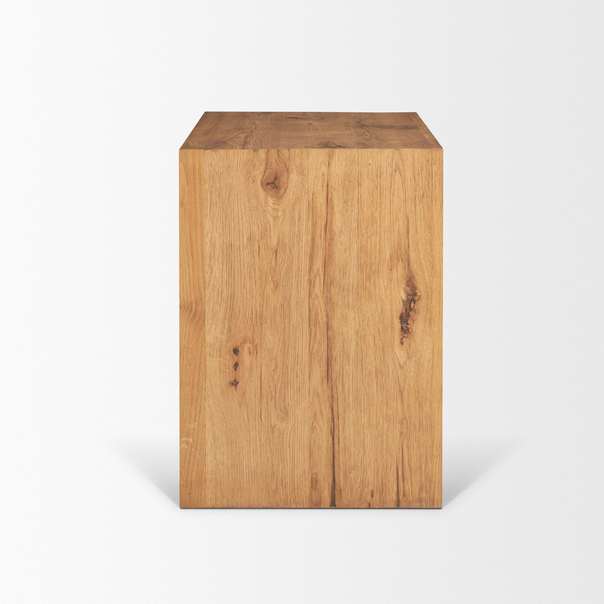 Belford 3-Drawer Oak Wood Closed Nightstand