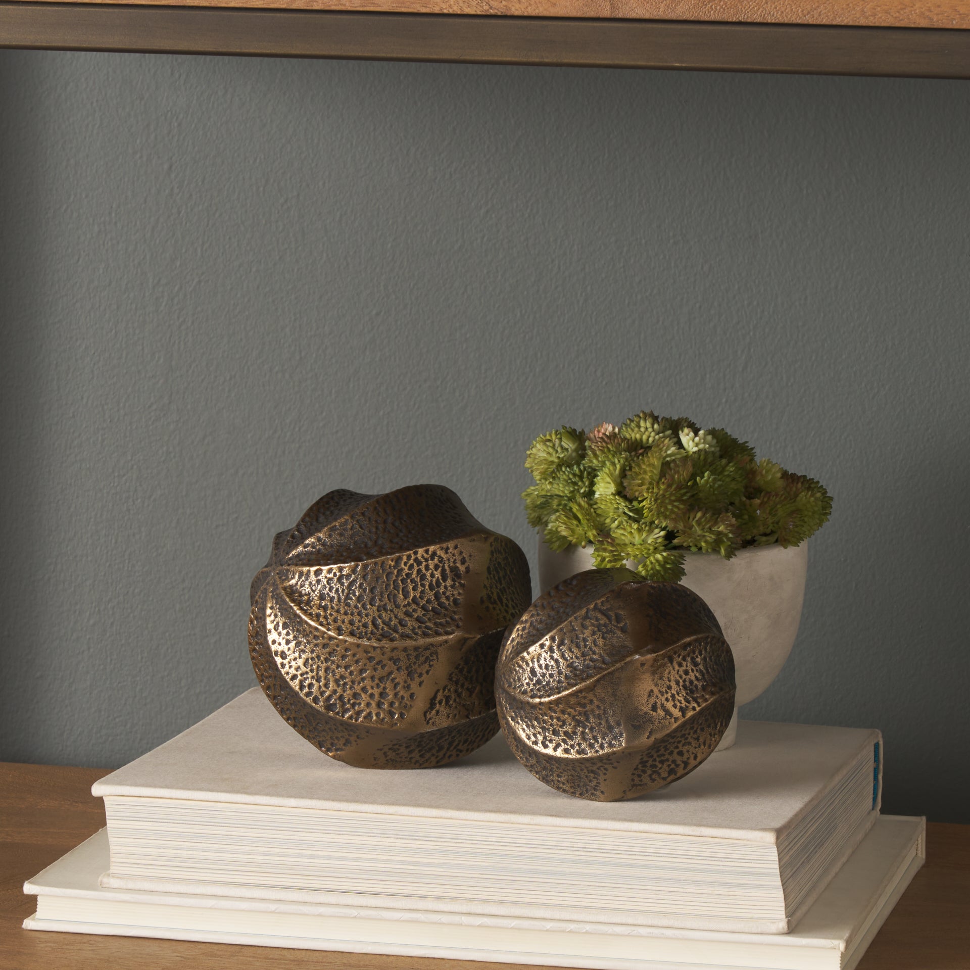 Imani Large Sculptural Metal Decorative Orb Object