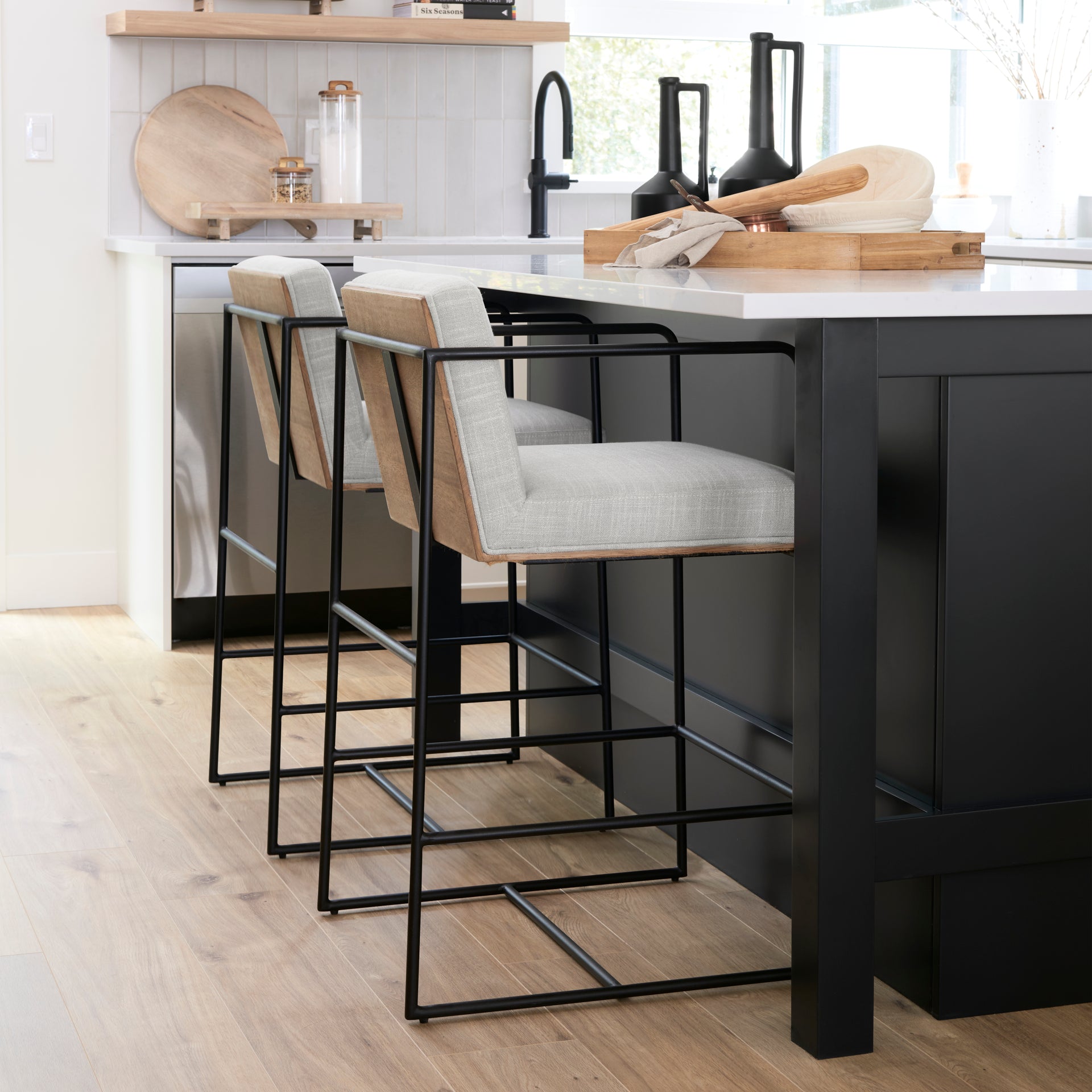 Stamford 36.5" Metal Frame Counter Stool