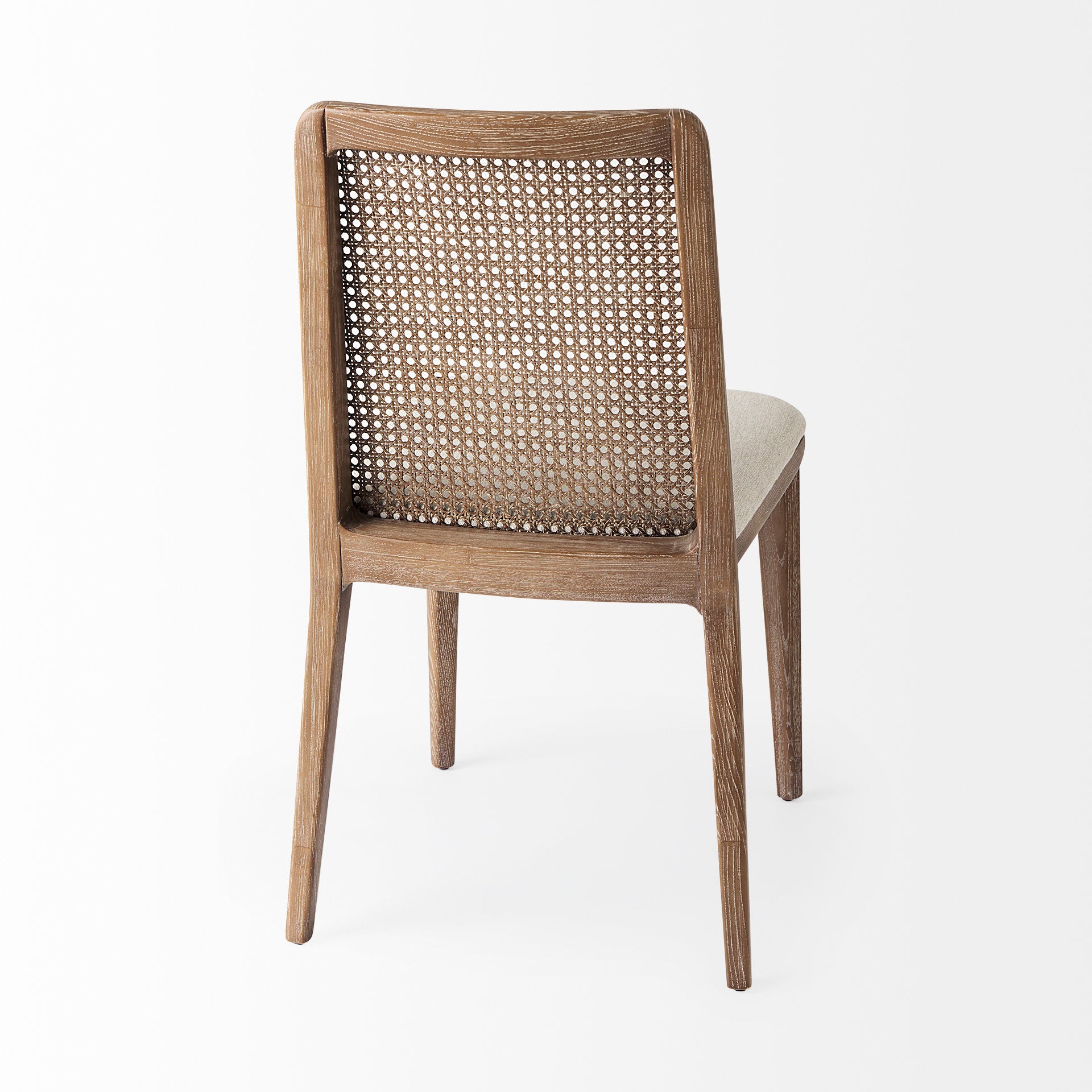 Clara Cane Back Armless Dining Chair
