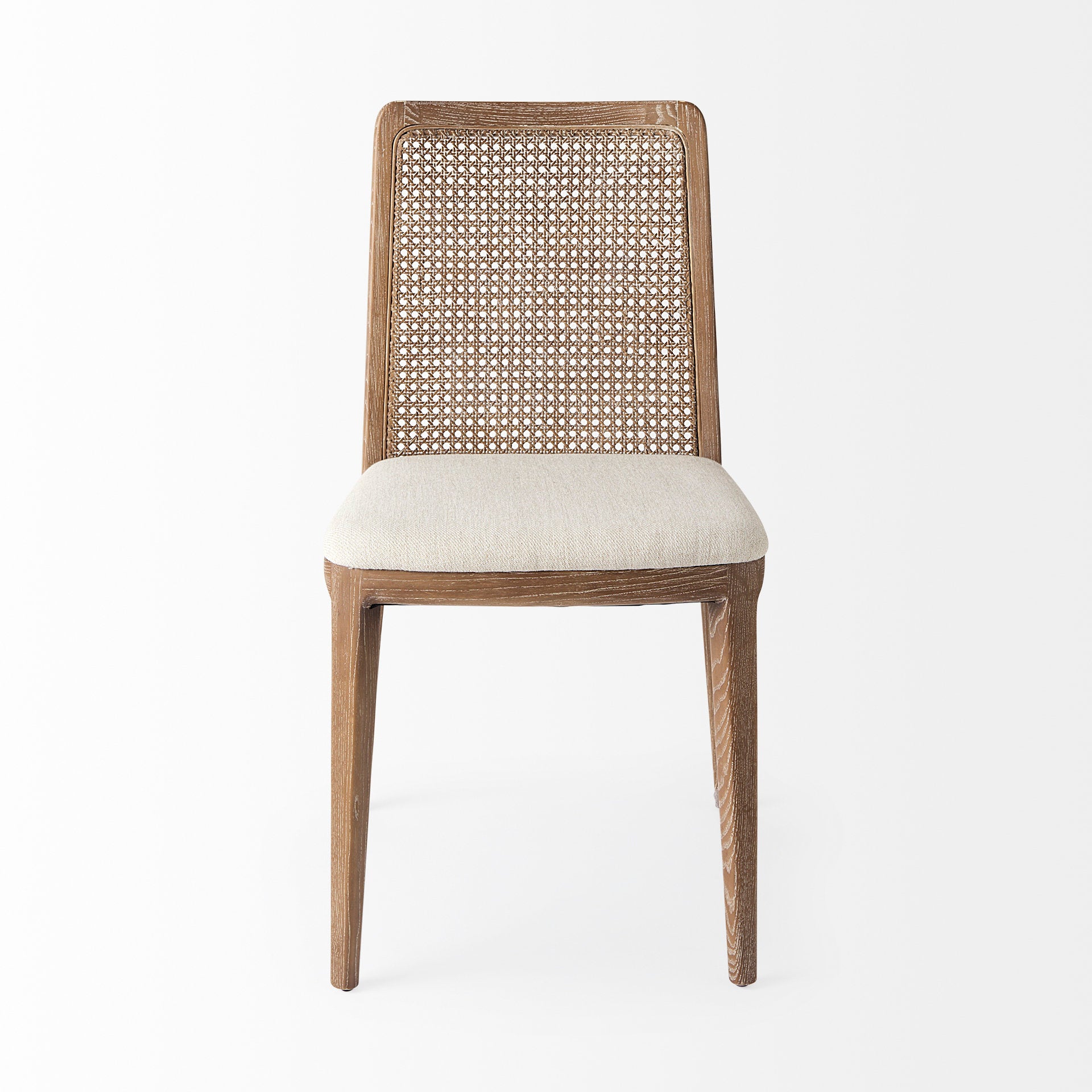 Clara Cane Back Armless Dining Chair