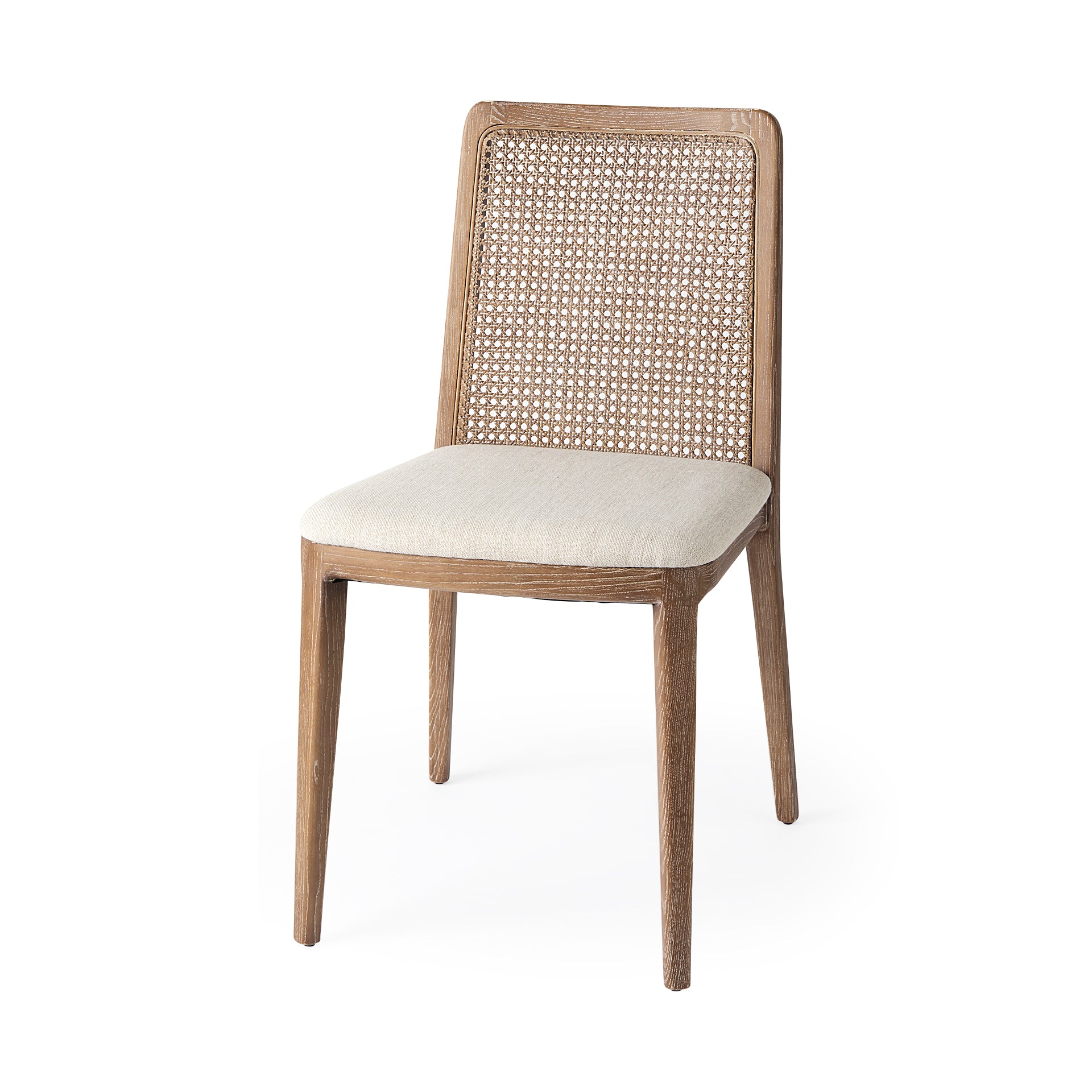 Clara Cane Back Armless Dining Chair