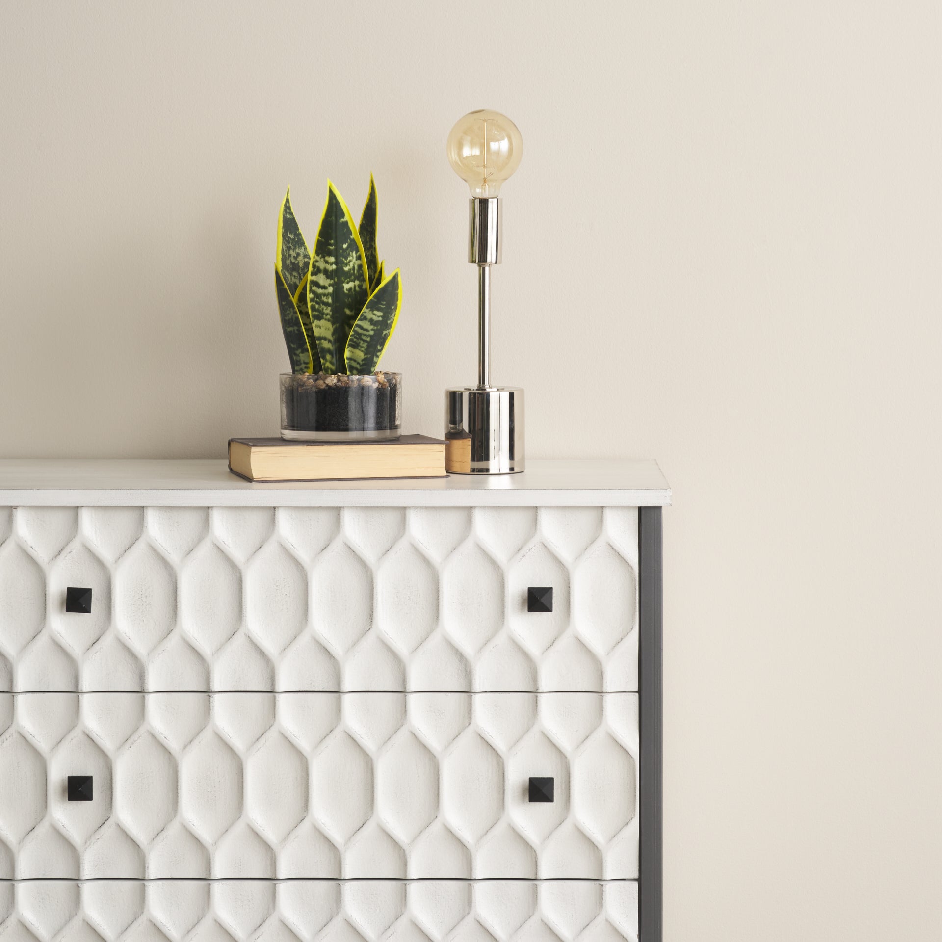 Mooney Metal Shade-less Table Lamp