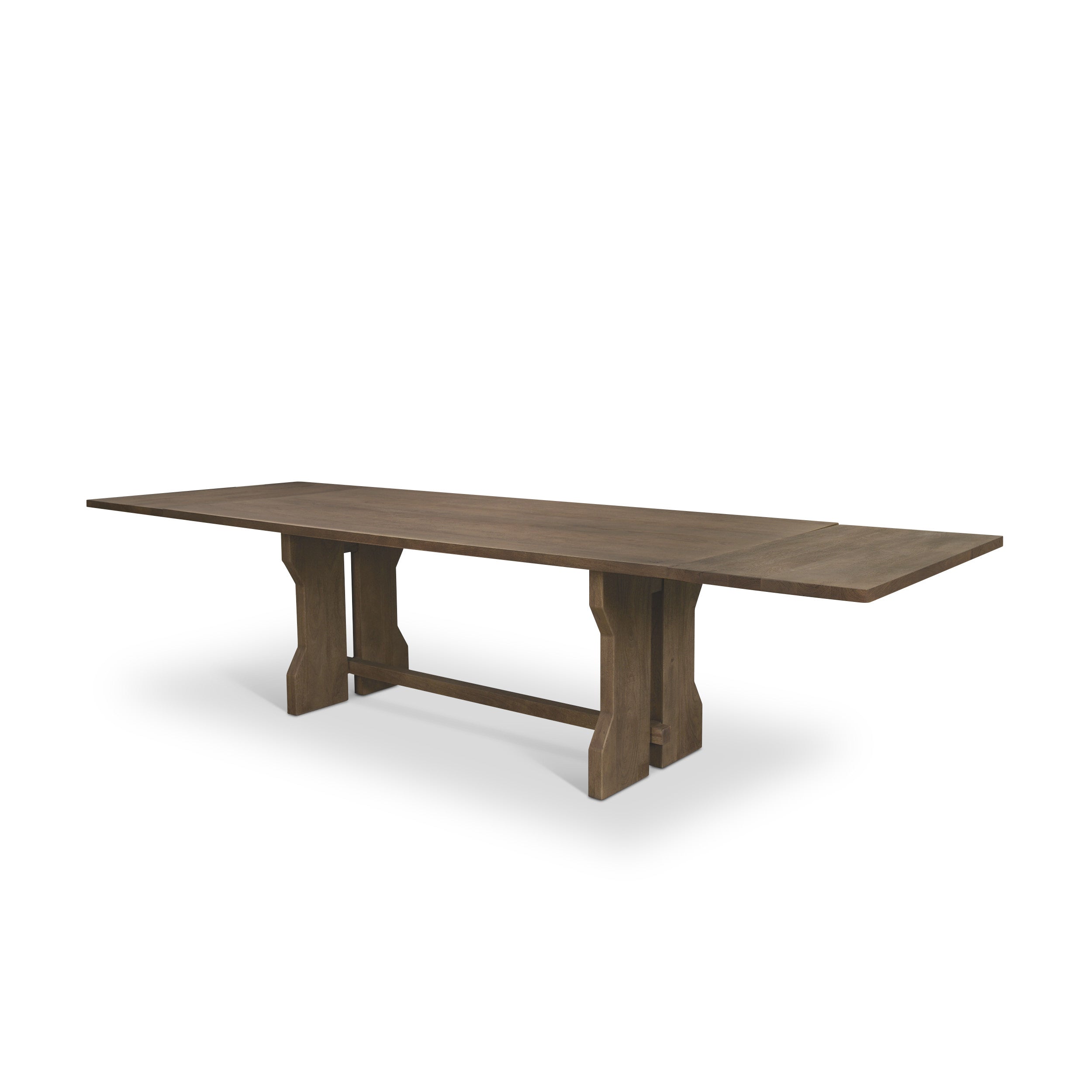 Rooke 84" Solid Wood Extendable Rectangular Dining Table