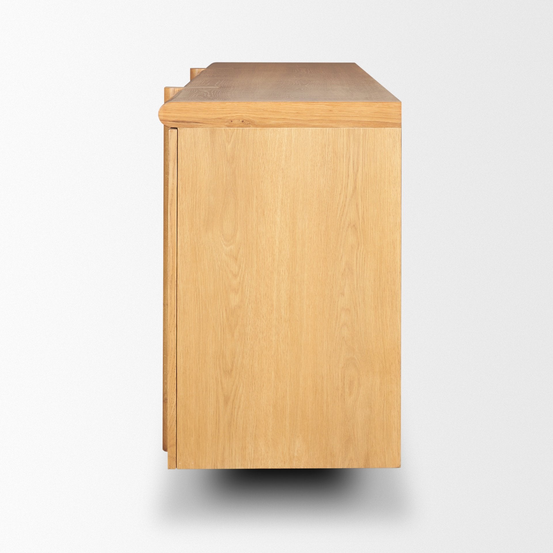 Rowan Oak Wood Closed 4 Door Sideboard