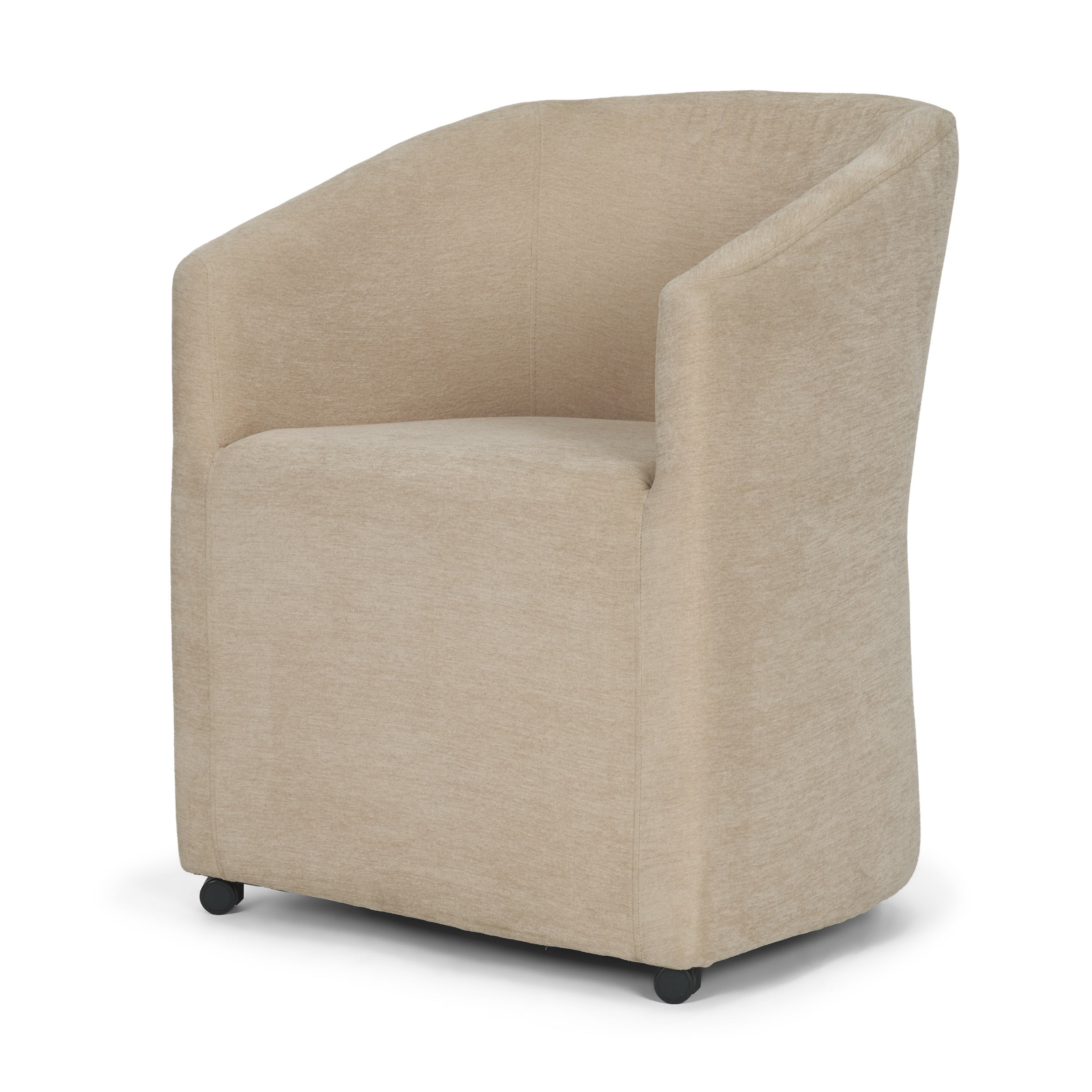 Sondra Performance Fabric Upholstered Club Dining Chair