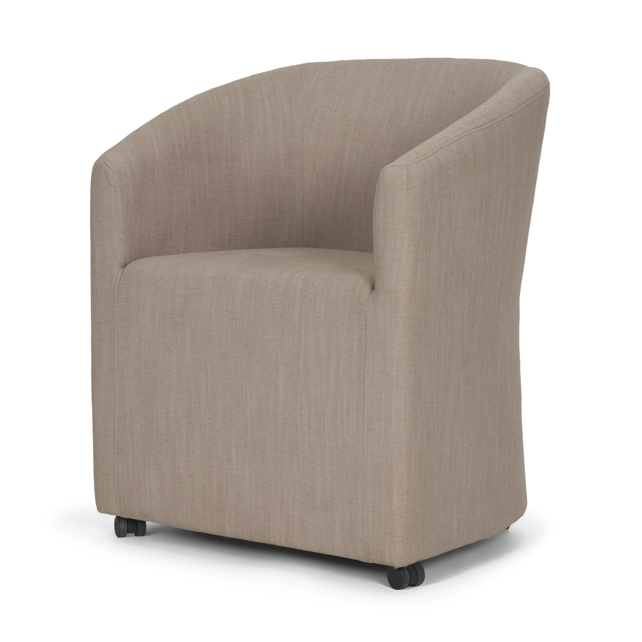 Sondra Performance Fabric Upholstered Club Dining Chair