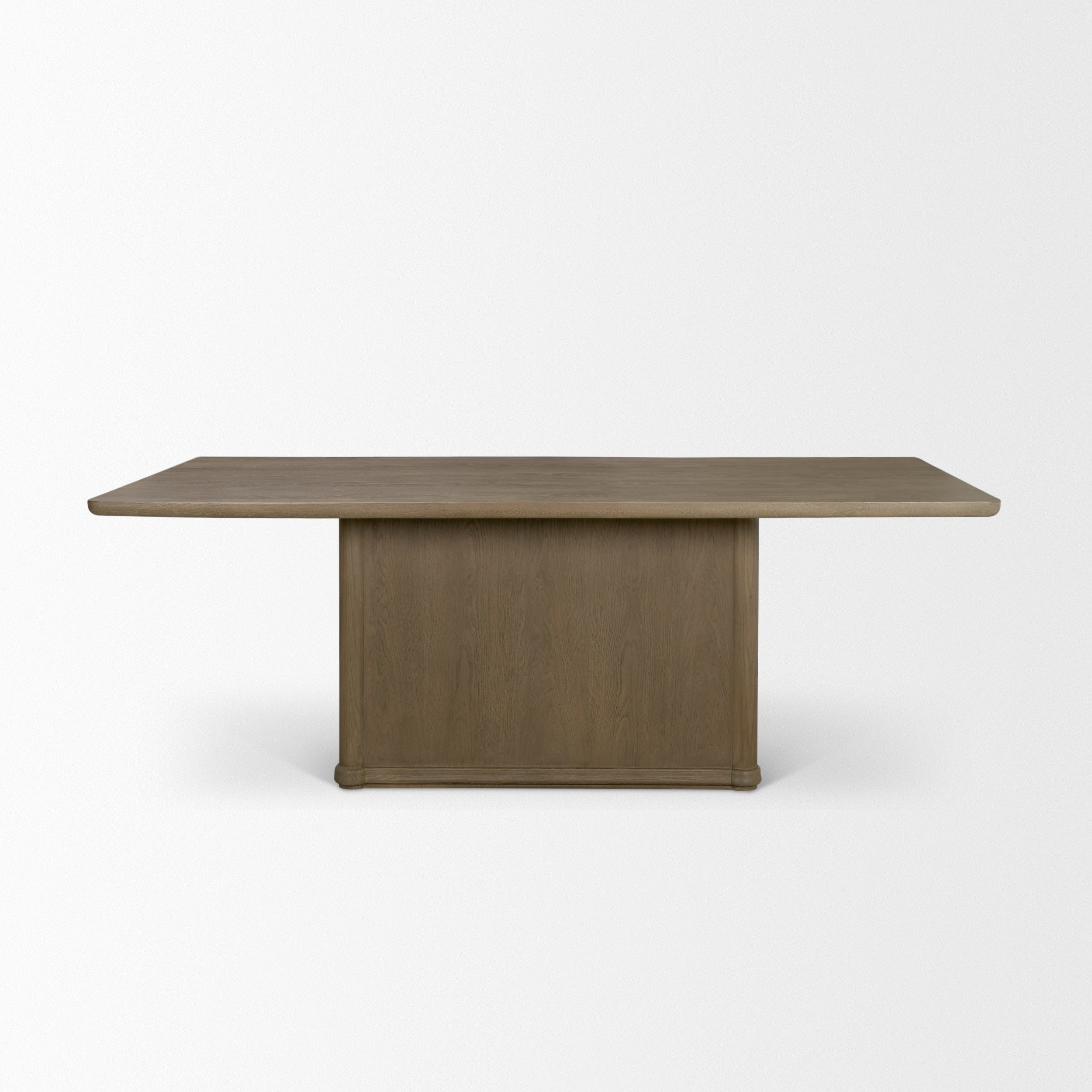 Alden 84" Rectangular Medium Brown Wood Dining Table