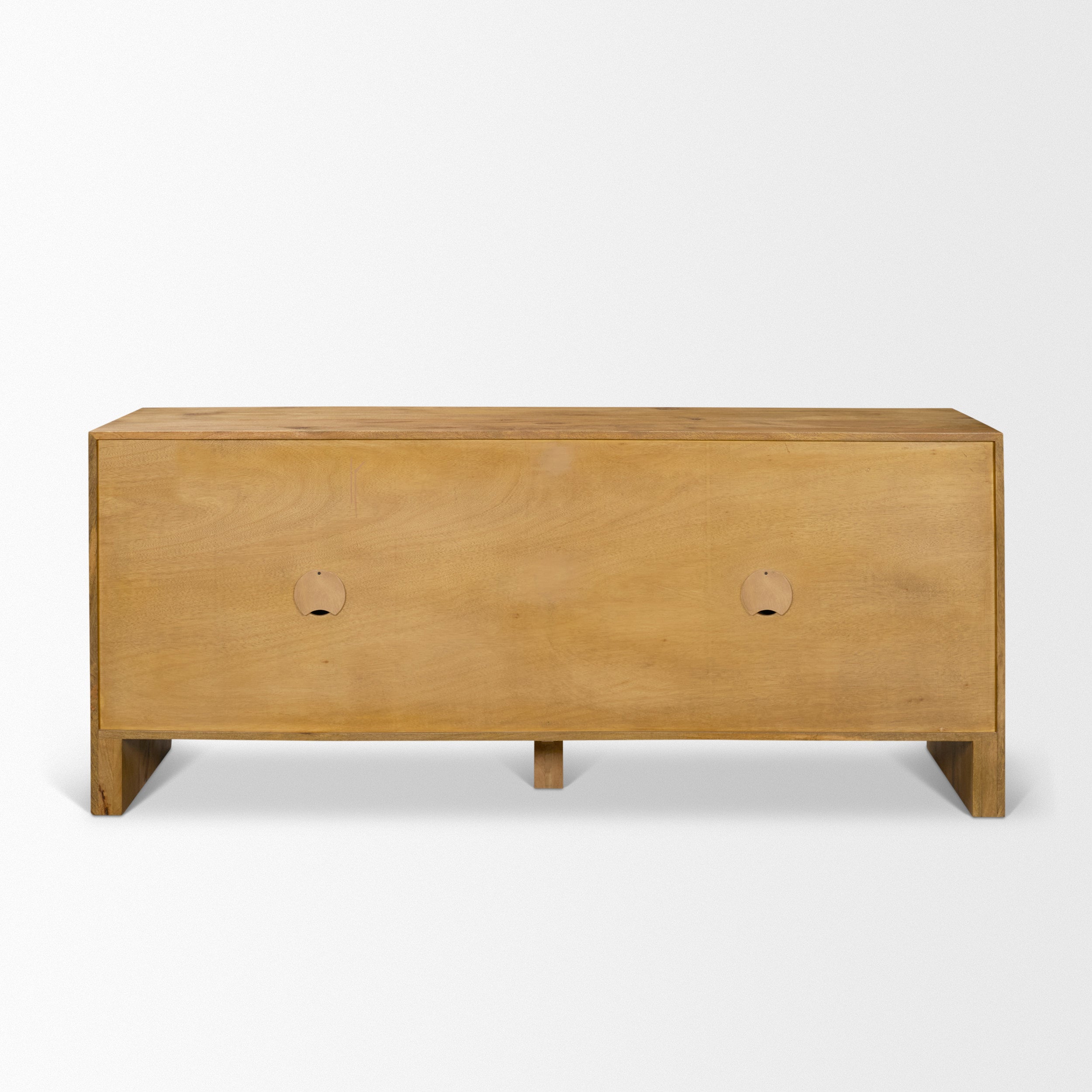 Notts Brown Wood 4-Door Closed Sideboard