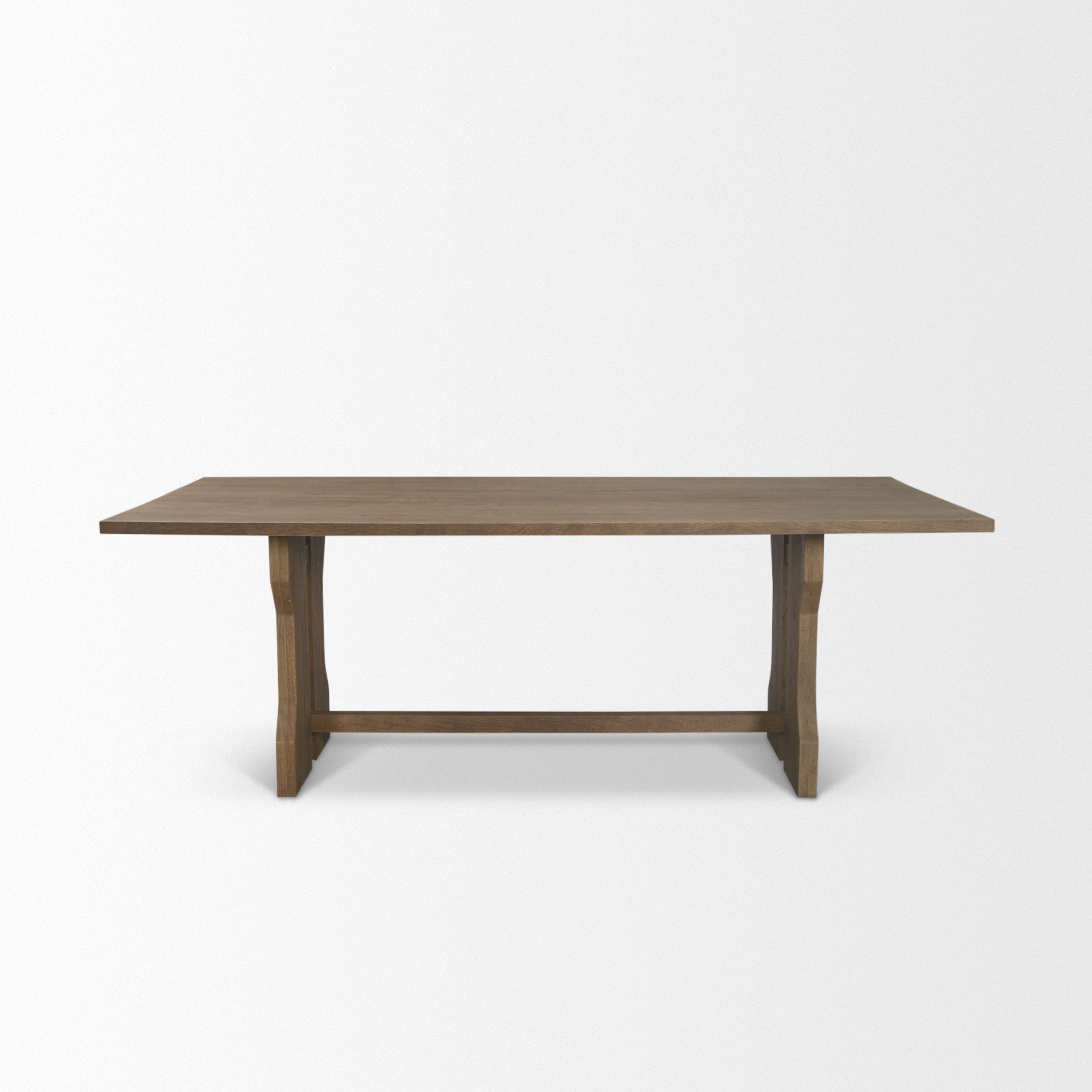 Rooke 84" Solid Wood Extendable Rectangular Dining Table