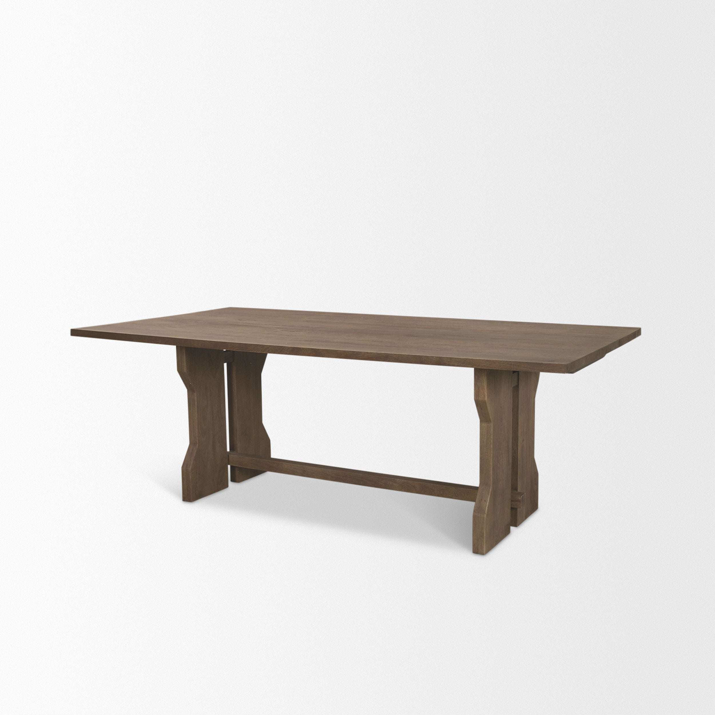 Rooke 84" Solid Wood Extendable Rectangular Dining Table
