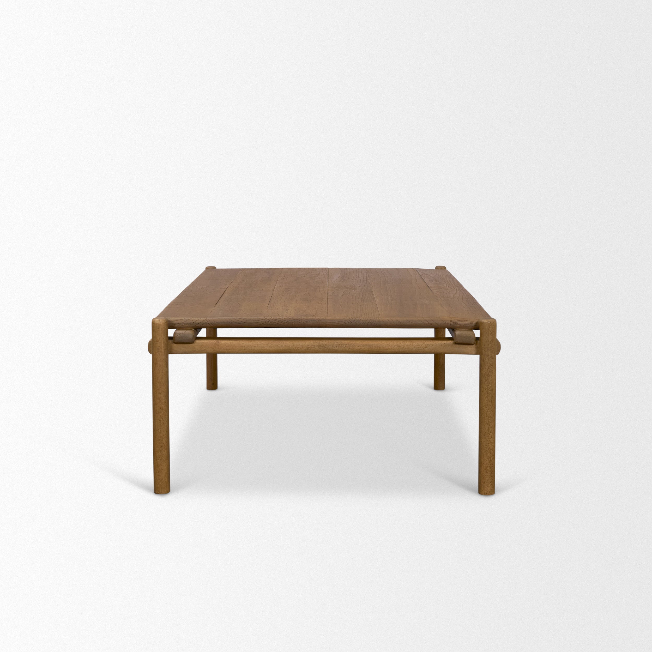Riven Oak Wood Rectangular Coffee Table